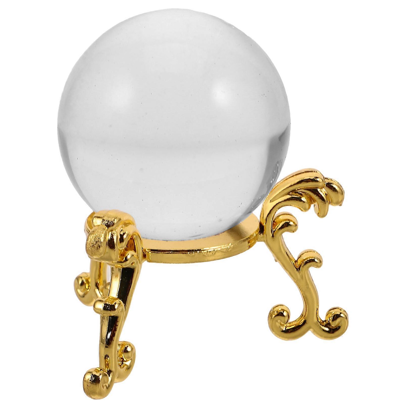 Crystal Globe Crystal Ball Home Ornament Transparent Color 5.70X5.30X5.30CM 3D Engraving 1 Set