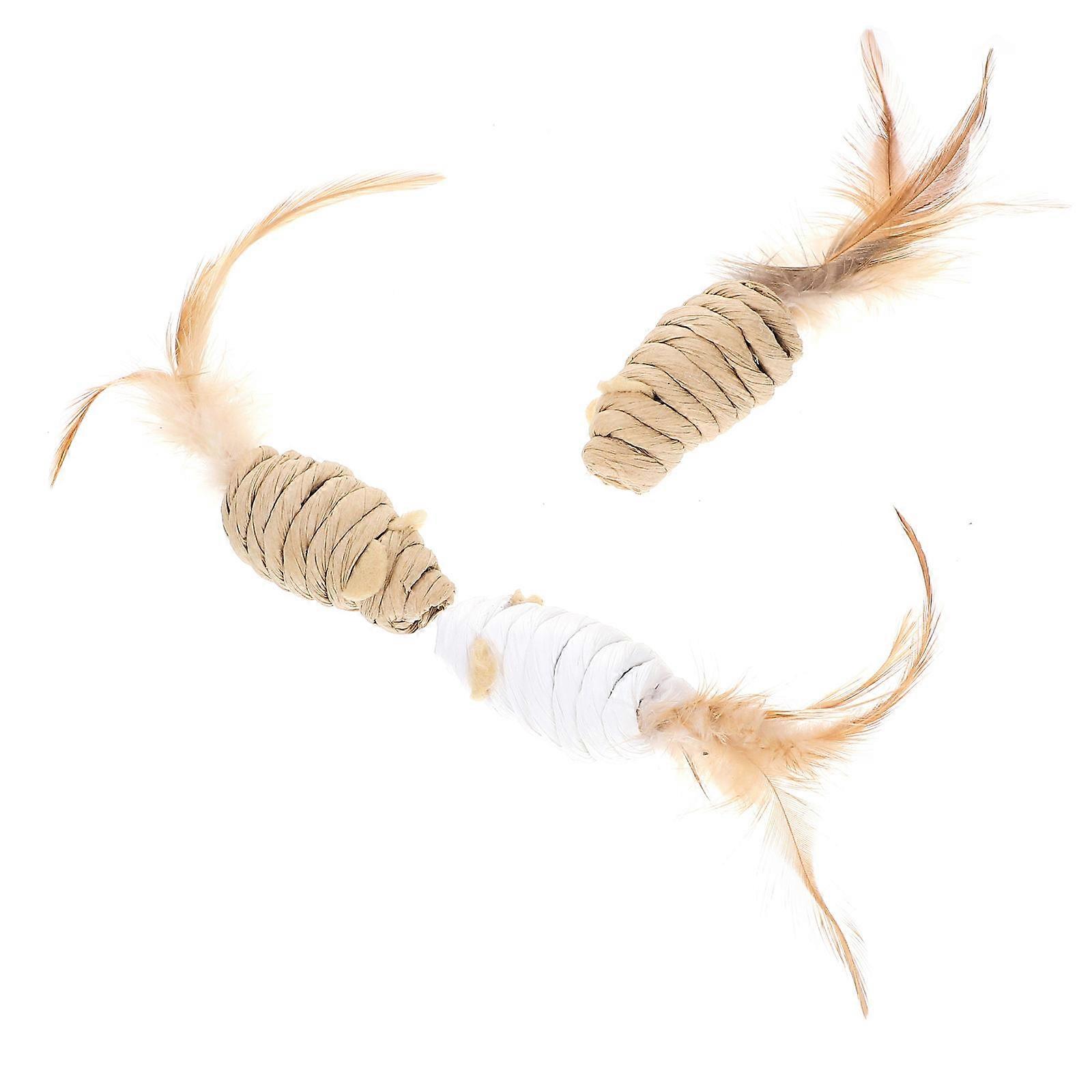 Cat Biting Toy Mouse Shaped Pet Supplies For Cats Kitten Physical Exercise Stimulate Hunting Instincts 3Pcs