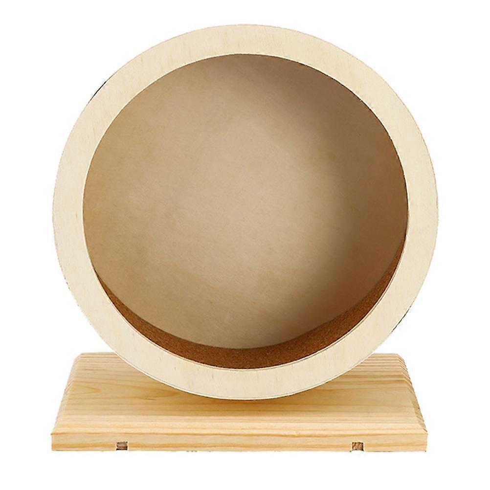 Wooden Hamster Running Wheel for Small Pets Exercise Wheel for Hamsters and Chinchillas