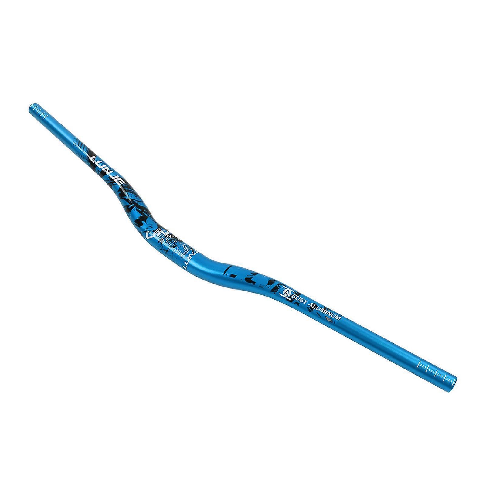 Wheel Track Handlebar Replacement Aluminum Alloy Bike Riser Bar 31.8mm Mounting Diameter Blue