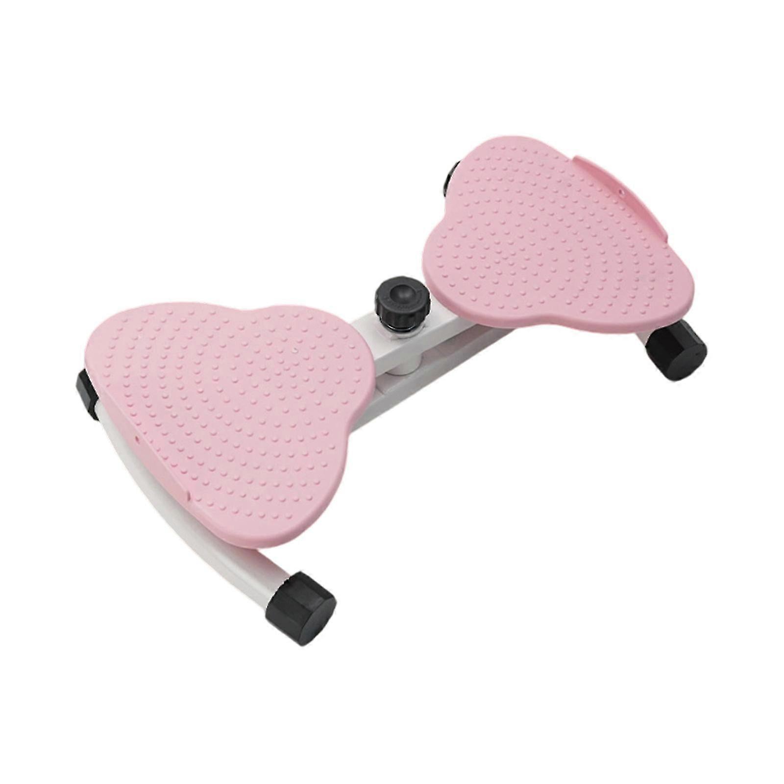 (Pink) Waist Twist Board With Pull Rope Core Workouts Waist Twist Board Machine Nonslip Waist Twisting Exercise Machine  Pink