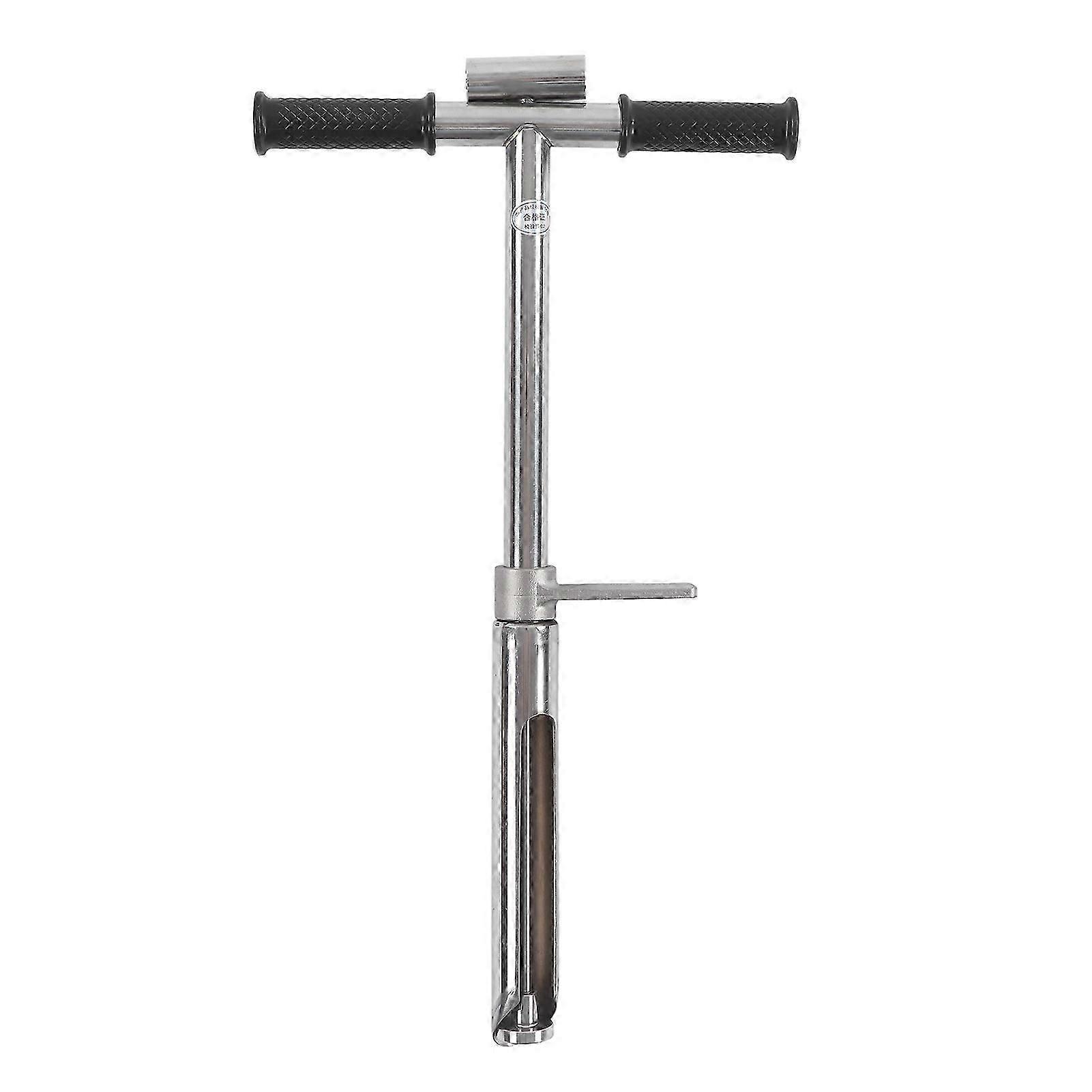 Soil Sampler Probe Tool Stainless Steel Accurate with Ejector Foot Pedal compatible with Lawn Garden