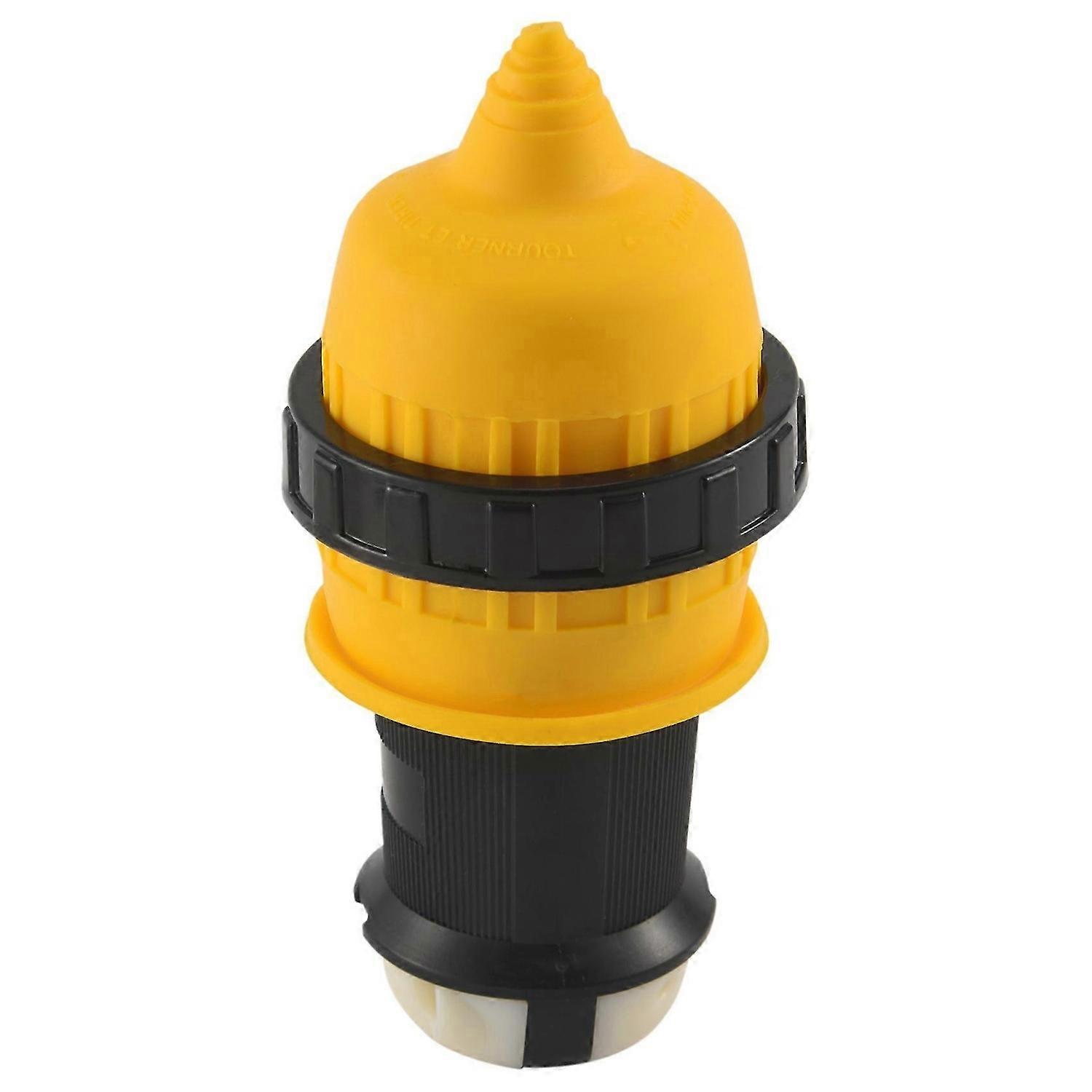 3Pcs 125V Rv Power Twist Lock Plug Inlet 30Amp Female Locking Connector with Cover Rv Power Socket W