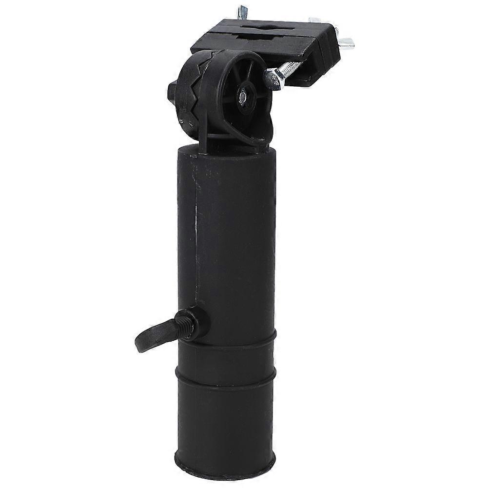 Poignée universelle pour chariot de golf, support de parapluie réglable multi-angles en plastique noir pour poussette, chariot de golf ou de pêche