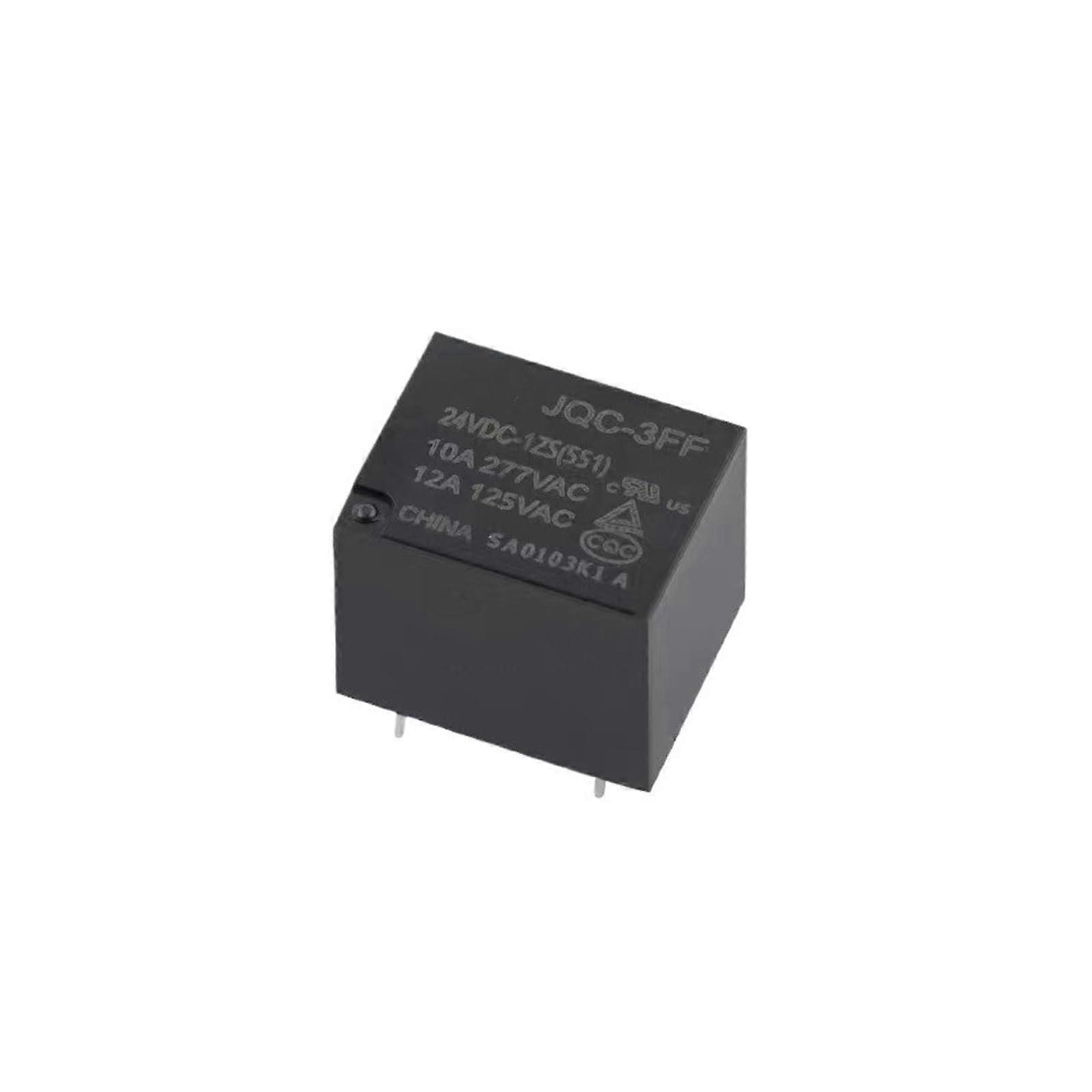 JQC-3FF Relay 5VDC/9VDC/12VDC/24VDC - 4/5 Pin Spot 5 Pieces, T73 Model, ZS-1HS Specifications