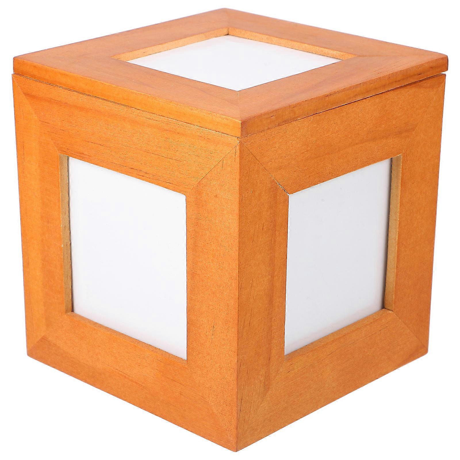 Memories Picture Frame Picture Keepsake Box Storage Holder Birthdays 4.7X4.3X4.3in 1Pack