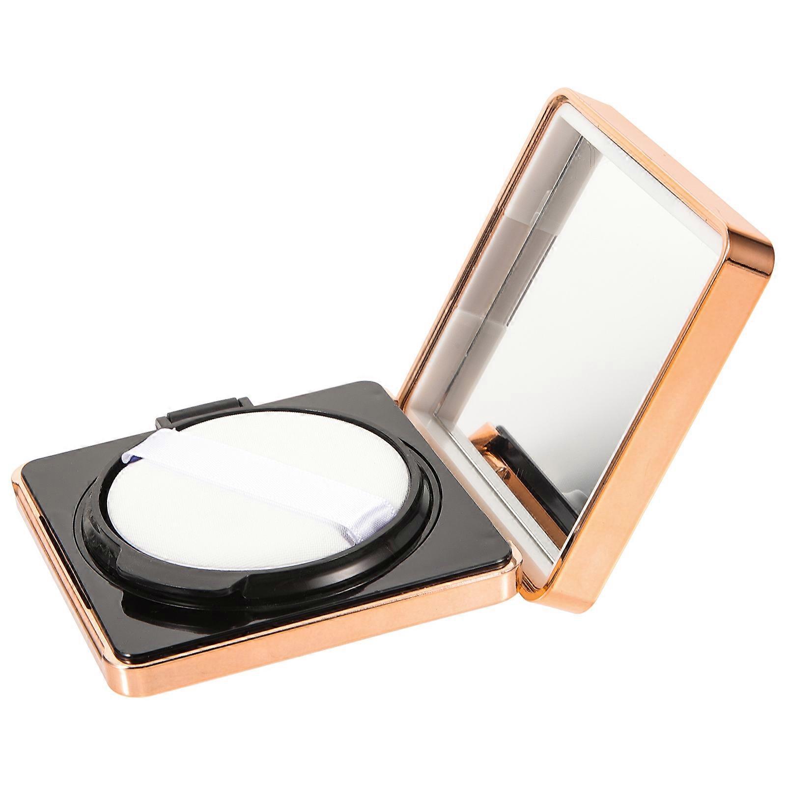 Empty Makeup Cushion Compact Plastic Case for DIY Projects Replenishable 7.6x7.6cm 1Pack