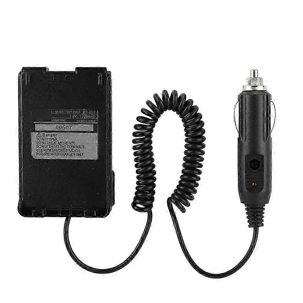 Batterij Eliminator Autolader voor ICOM IC-V85/IC-51/IC-M88/IC-F50/IC-F61/IC-M87 Walkie Talkie