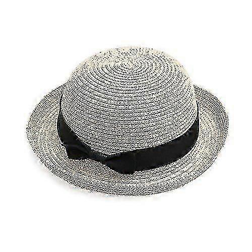 Ladies Straw Hat, Sun Protection Beach Hat Bowler Hat Summer Beach
