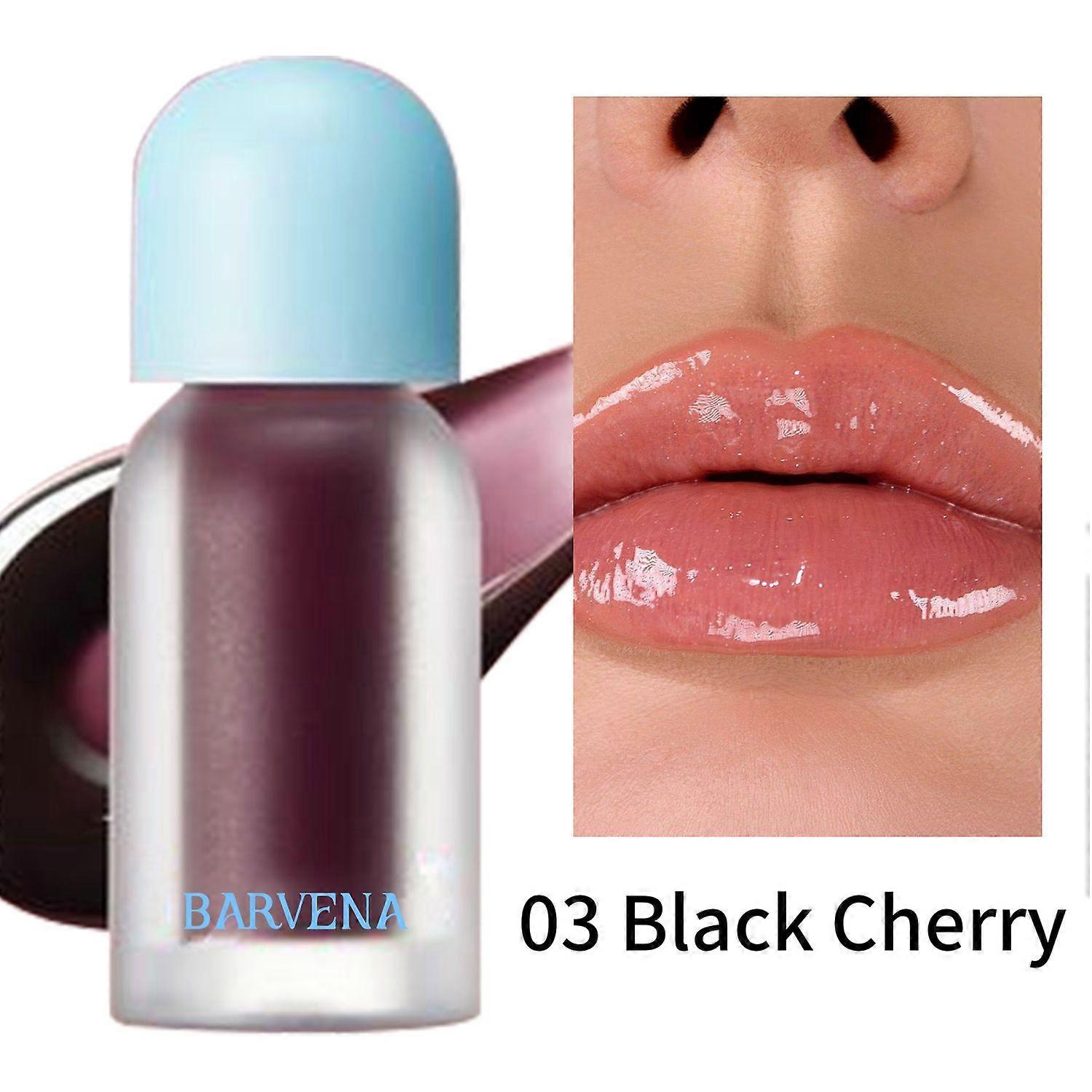 Juicy Berry Plumping Lip Oil,Vegan Hydrating Lip Oil with Plant Oils for High Shine Gloss - Non Sticky Formula for All Skin Tone
