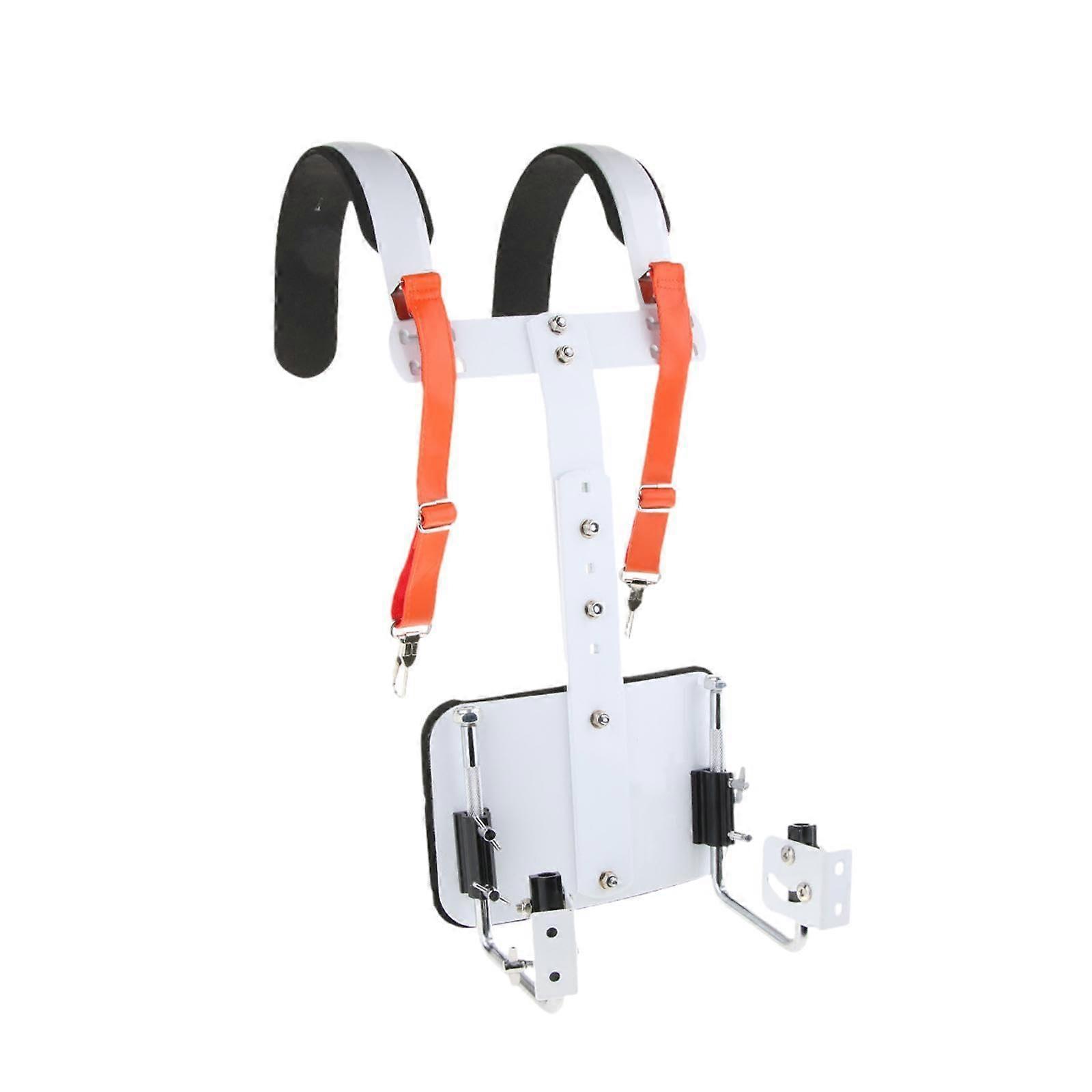 Snare drum carrier system with shoulder strap, orange