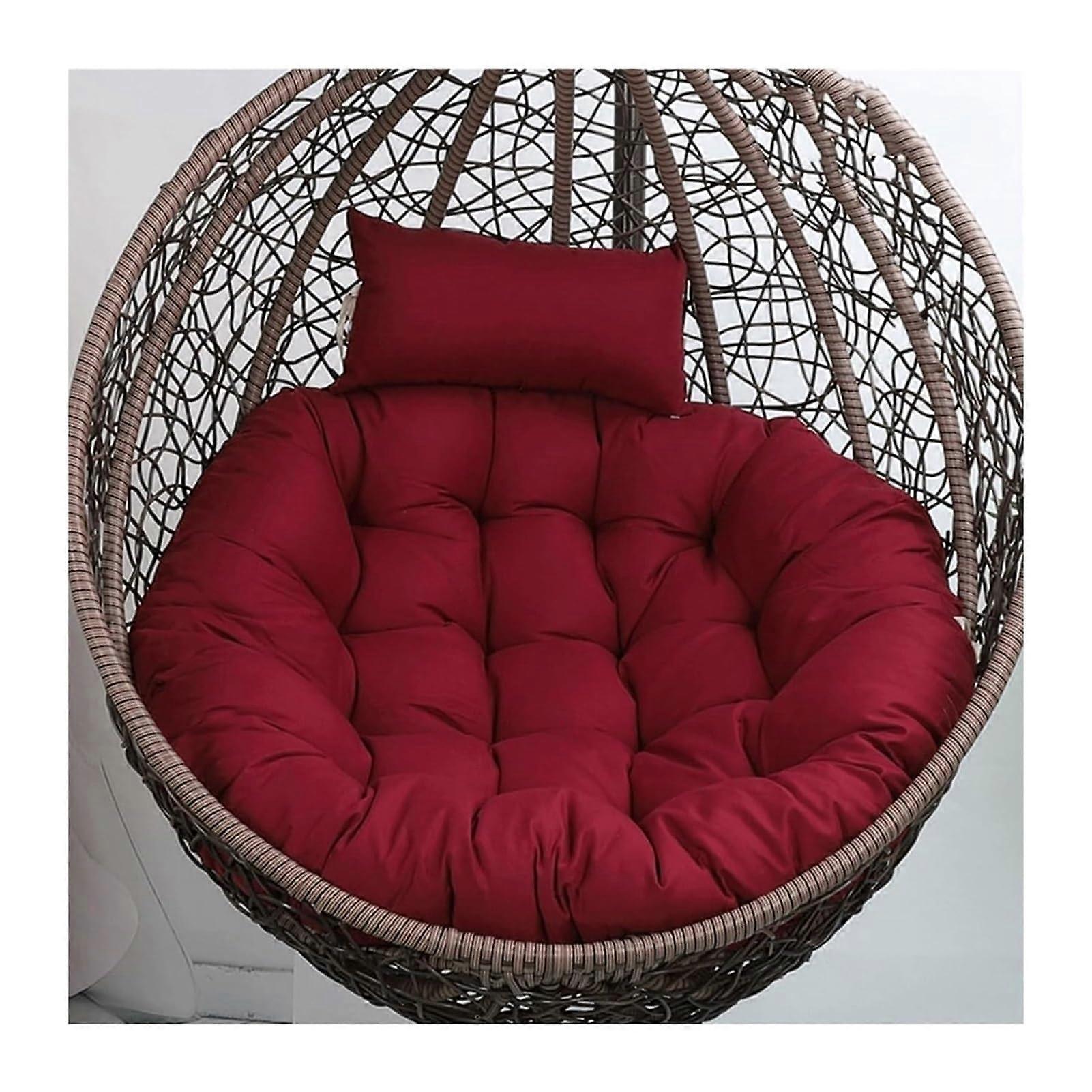 Waterproof Hanging Hammock Cushion Set, ultrathick, polyester fiber filled, back and seat cushions for hanging swing baskets, 90 cm, color 9 9 90 cm