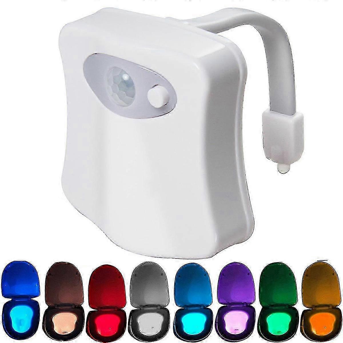 16 color LED toilet night light, motion sensor light detection light