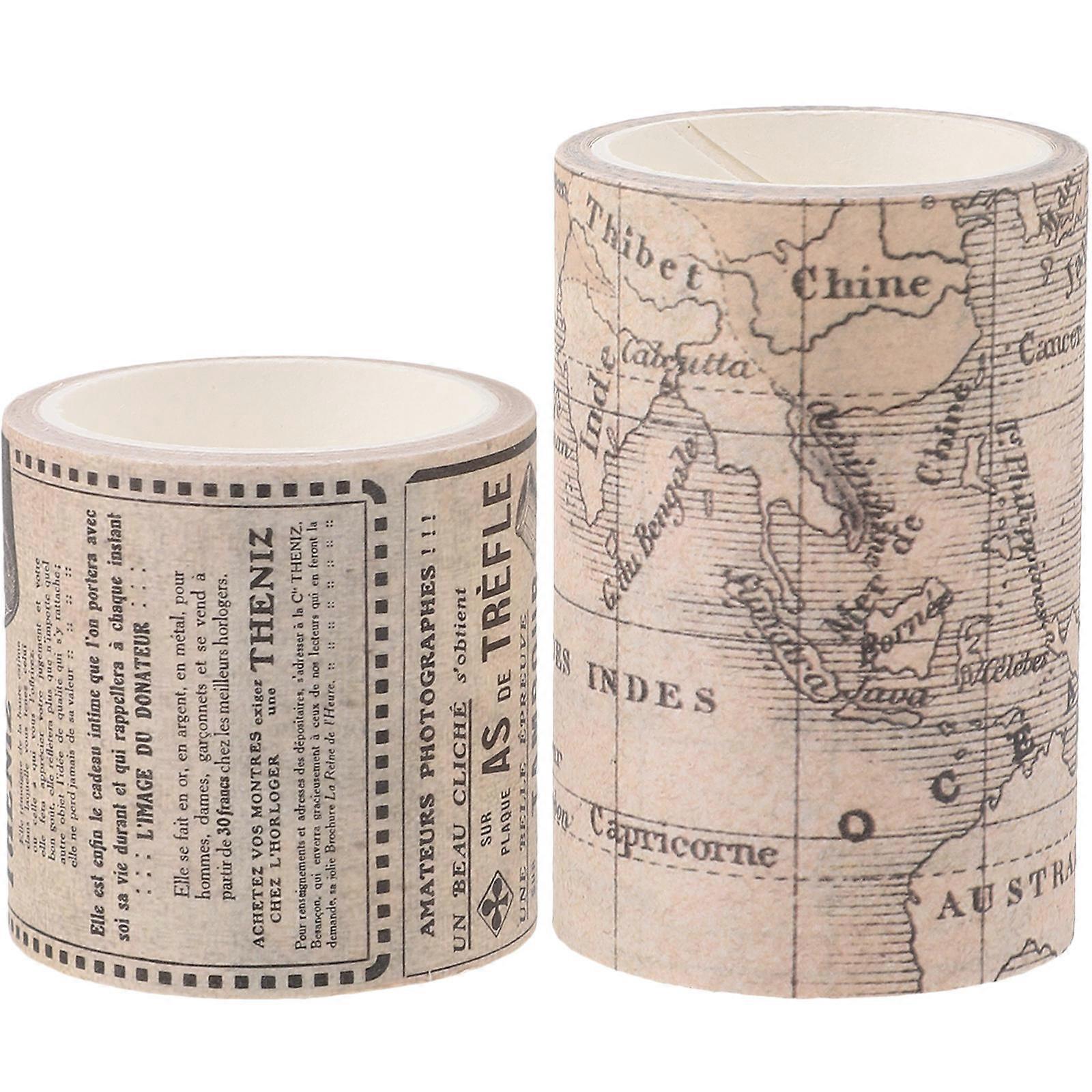 Crafting Tape Classic Wide Design for and Postcards present Making 2 Rolls