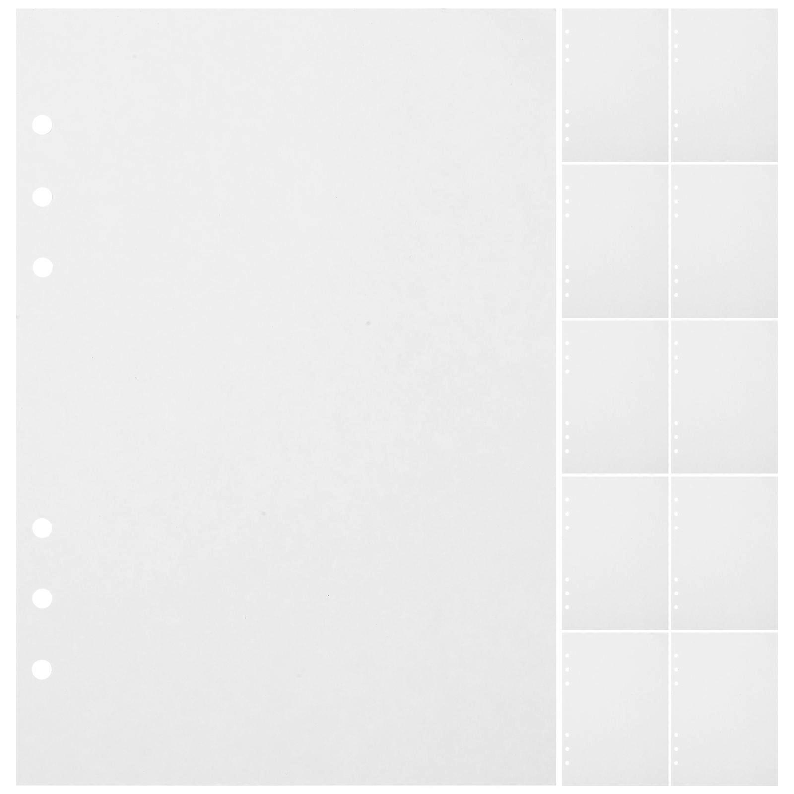 Smooth Thick Loose Leaf Notebook Refill Paper 80 Sheets Planner Inserts for Journaling, Note Taking & DIY Notebooks Ideal for Students and