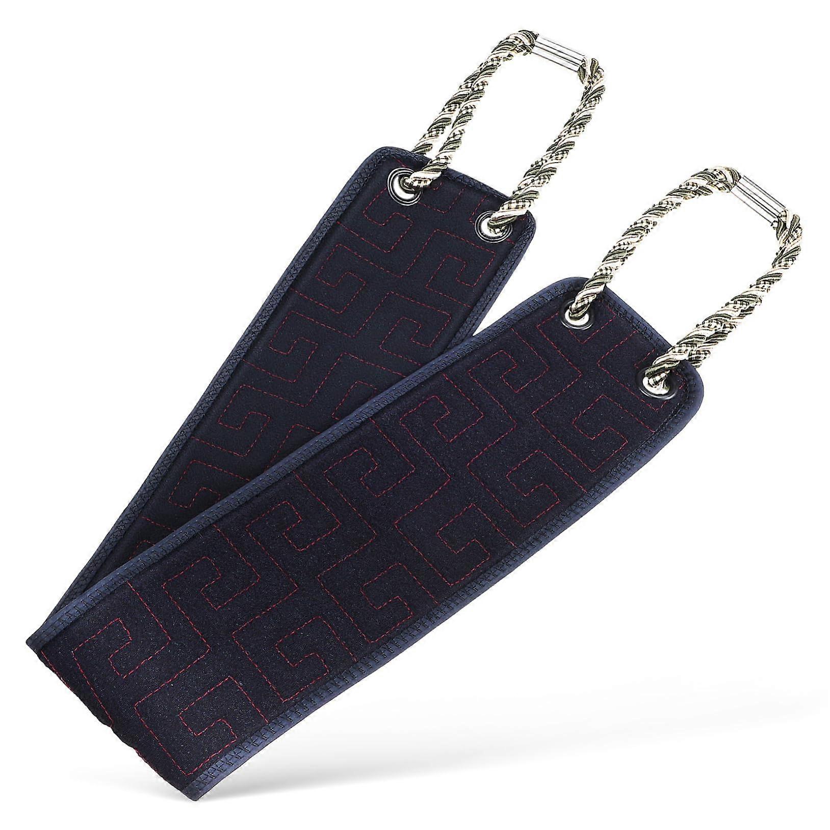 Bath Towel Set With Skincare Container, Back Brush, Wash Cloth, Back Scrub With Handles, Artificial Plant Fibre