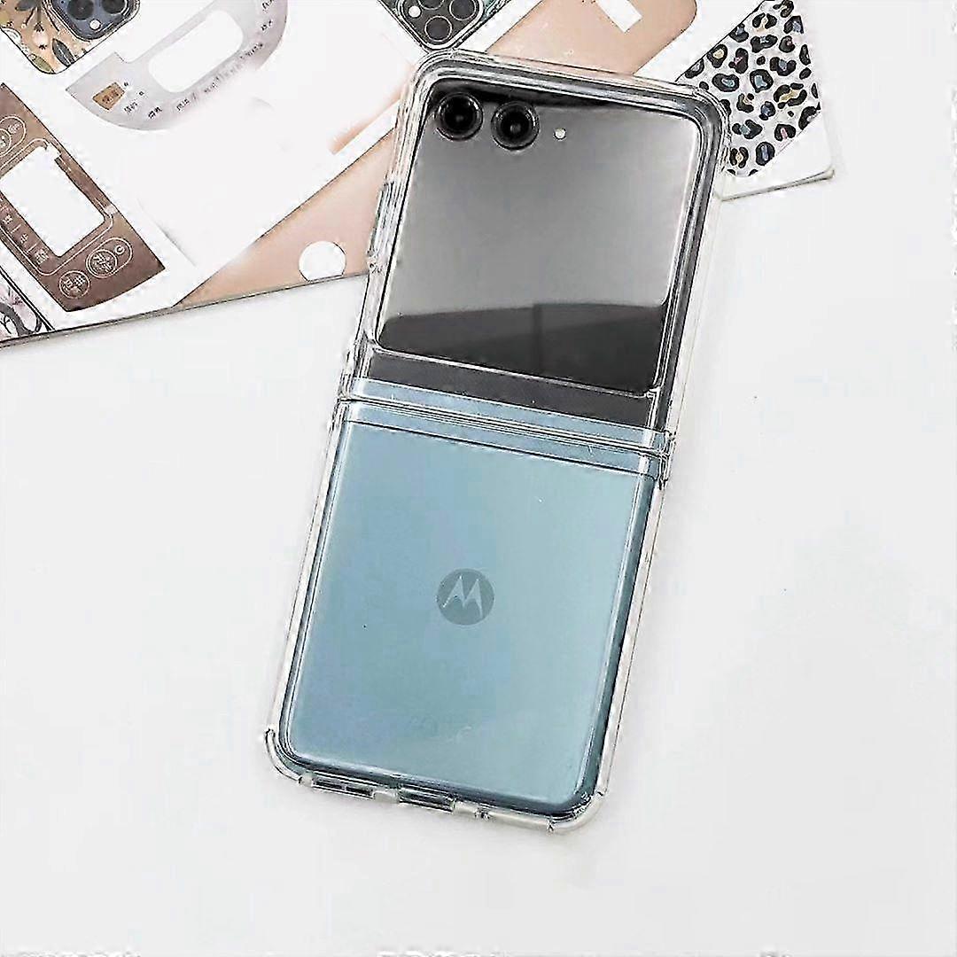 Clear Case For Motorola Razr 40 Ultra 2023, Ultra-thin Lightweight TPU Clear Shockproof Protective C