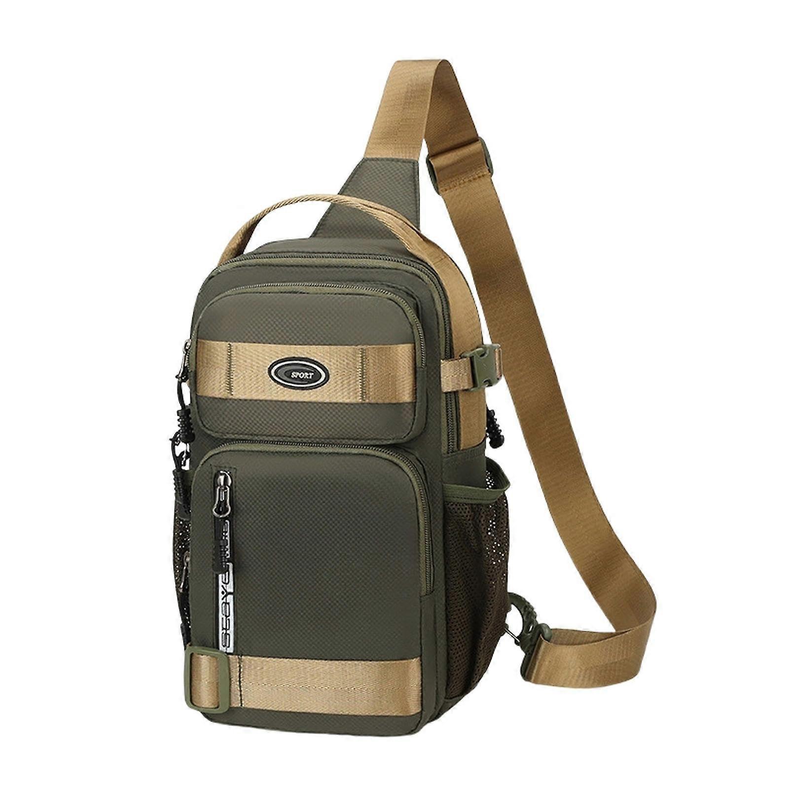 Crossbody Bag Waterproof Green Model Average Code Messenger Style Compact Everyday Carry