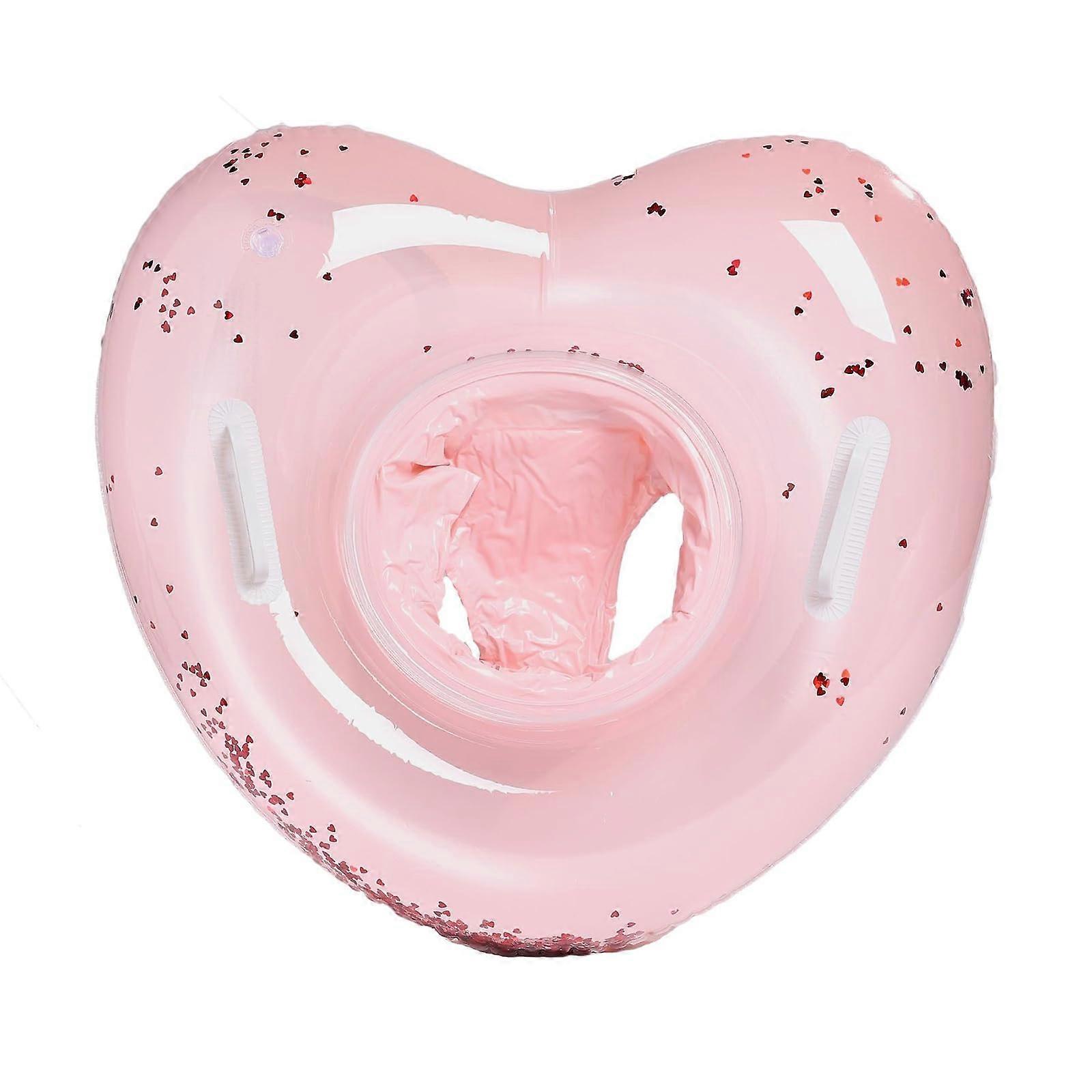 Baby Swimming Rings Inflatable Infant Sit-On Boats Trainer Waist Pool With Double Handle For Safe Water Fun