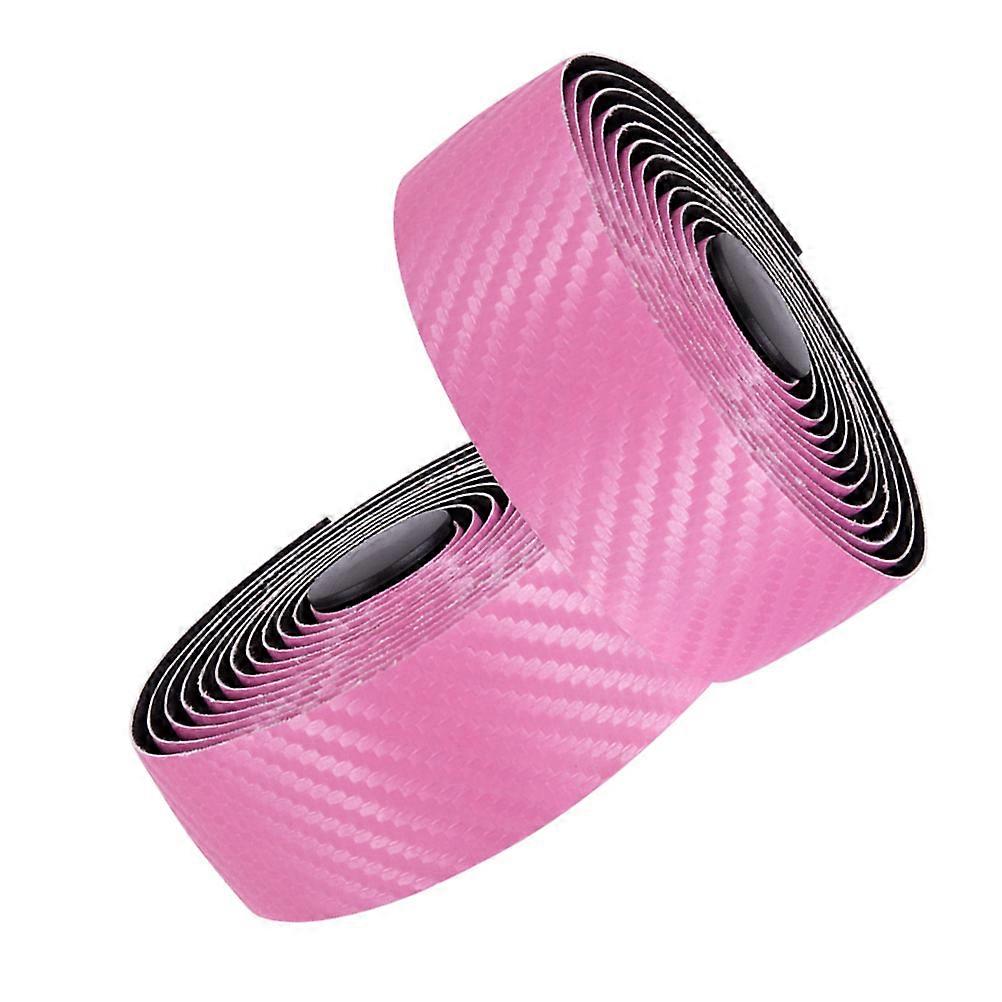 Cycling Handlebar Tape Easy to Install Remove Road Biking 2 Rolls Pink