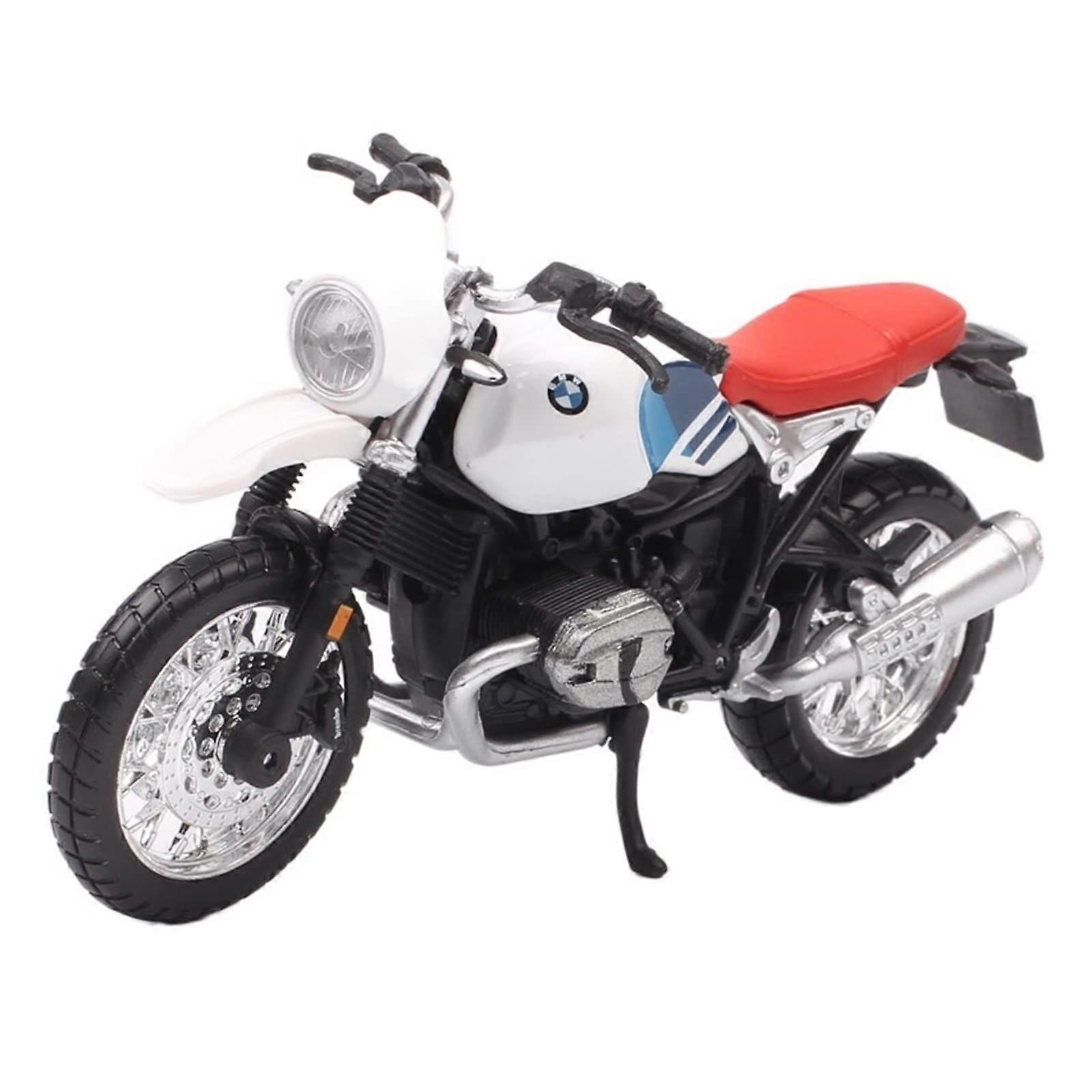Diecast model in 1:18 scale of the R NineT Urban GS Cruiser motorcycle retro sports car for kids