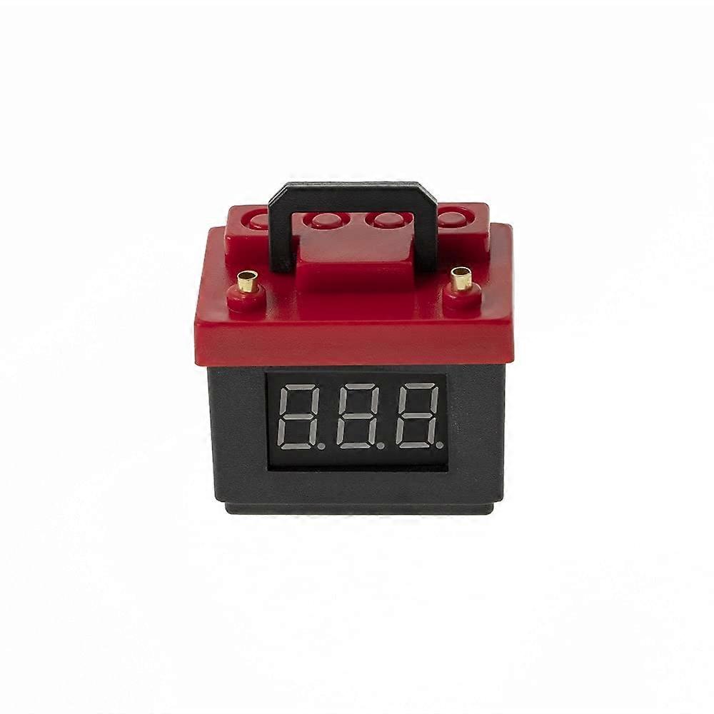 1/10 RC Model Low Voltage Alarm Battery Tester for Axial SCX10 90046 6-15V Compatible with LiPo NiMH Batteries