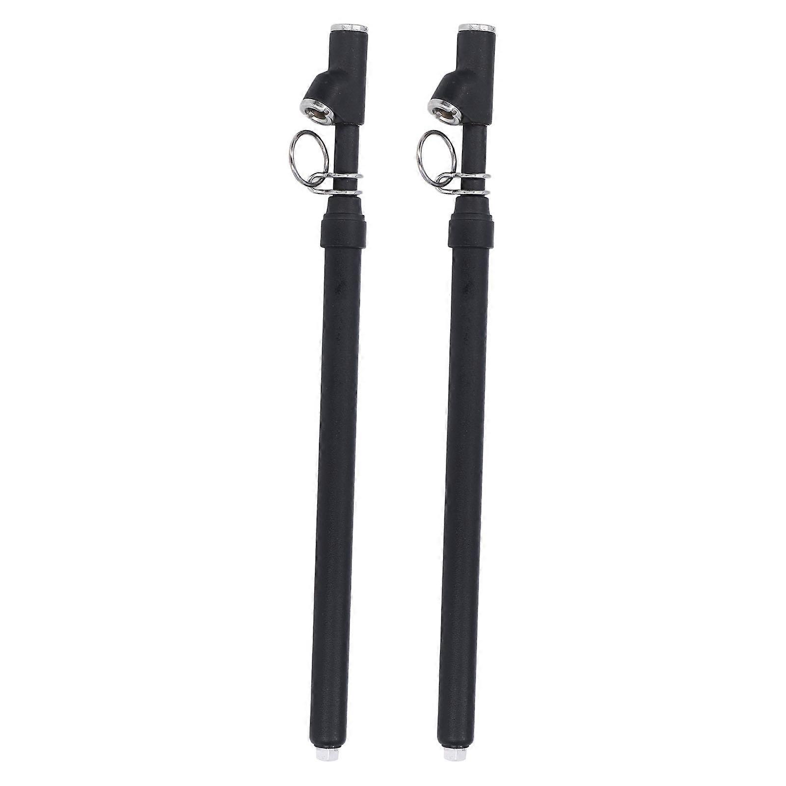 2PCS Dual Head Air Pressure Gauge 20‑220lb/In² Accurate Straight Type Tire Pressure Gauge