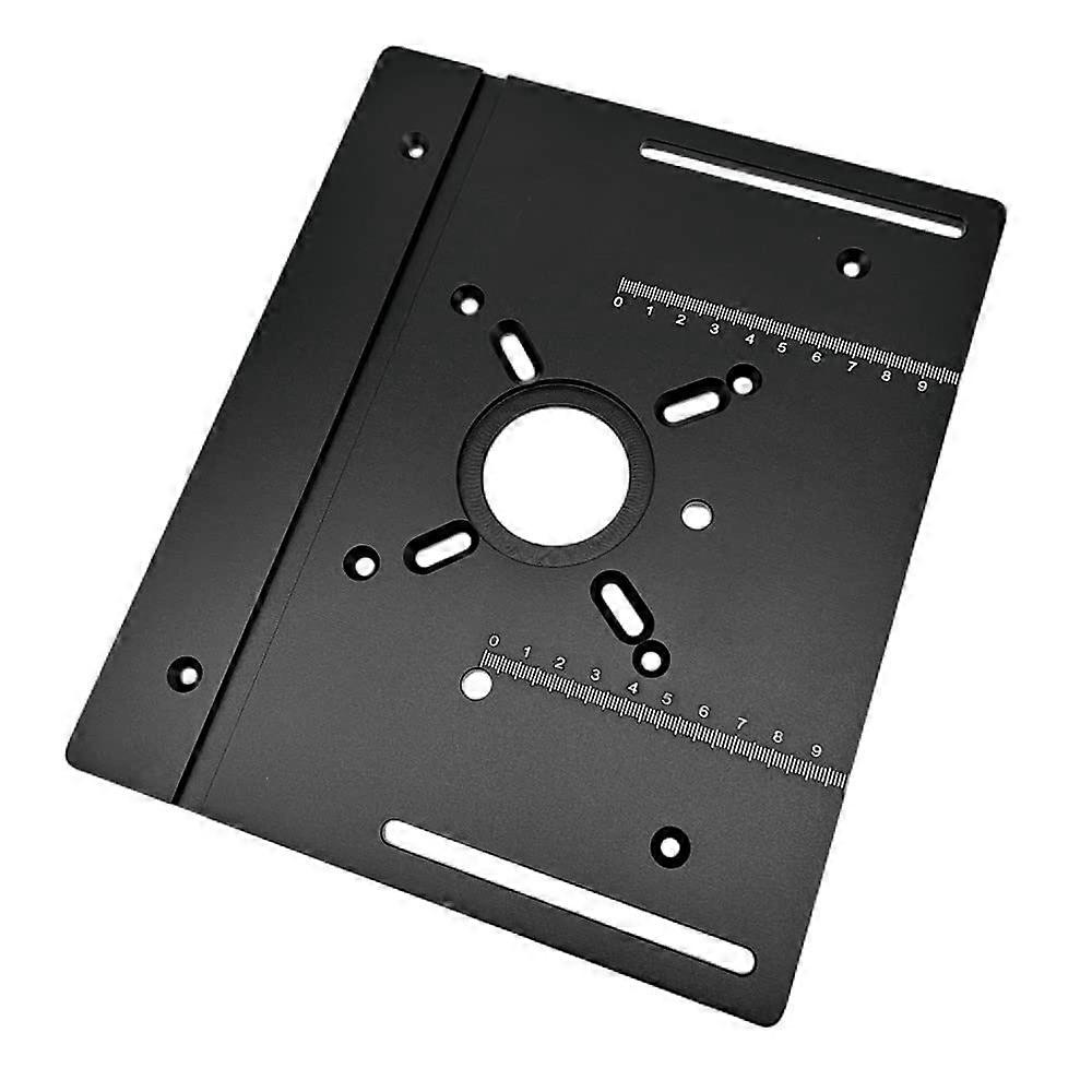 Set of 3 Router Table Insert Plate Aluminium Alloy Wood Milling Flip Board Trimming Machine Engraving Auxiliary Tool Woodworking Benches