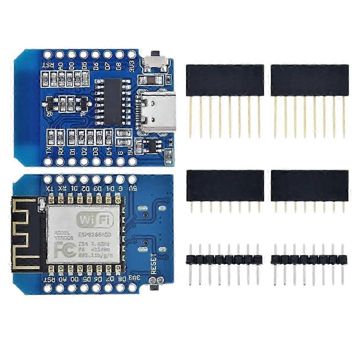 D1 ESP12F TypeCWeMos Mini Pro V3.0 Nodemcu 4MB/16MB Bytes Lua WhyFi Internet of Things 2025