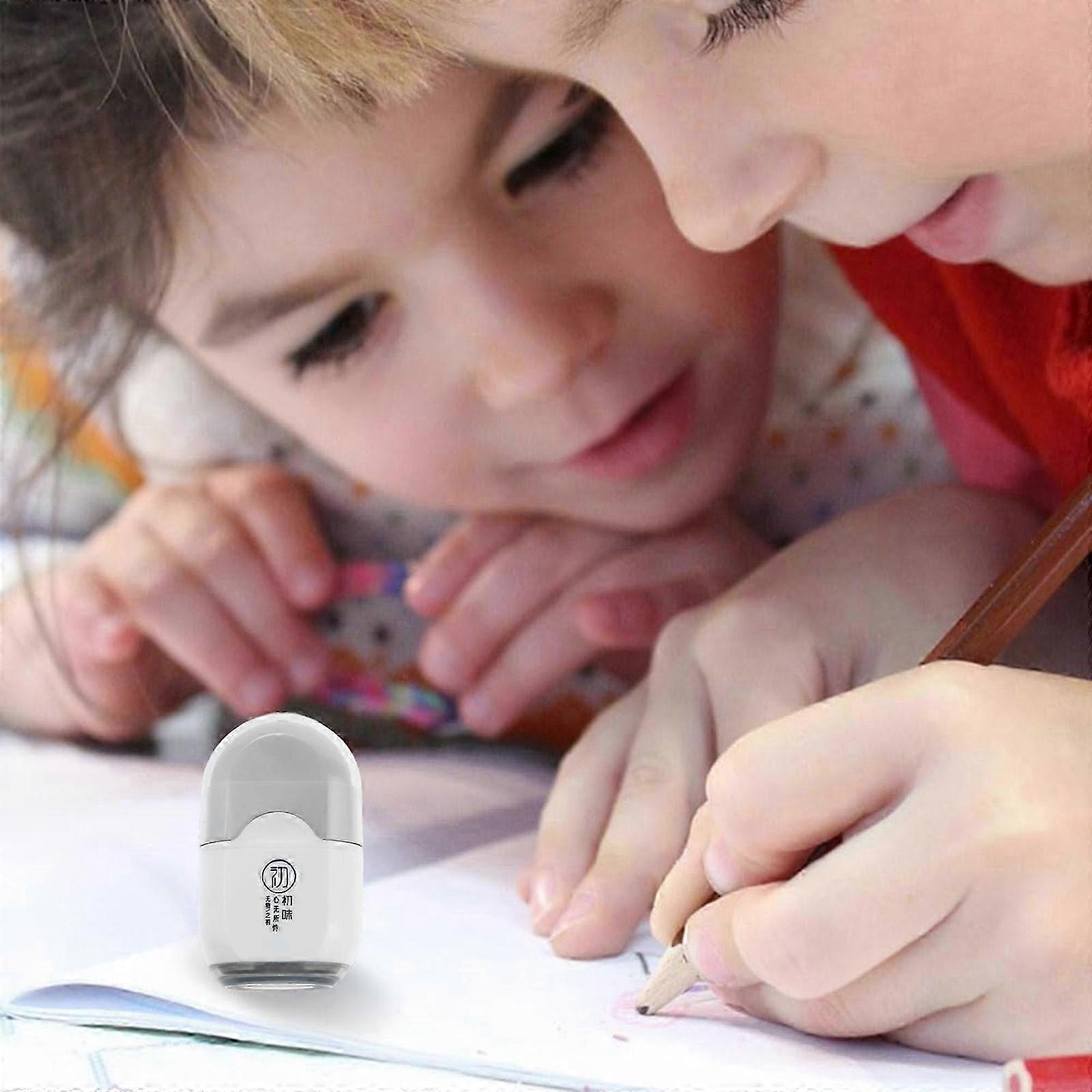 1pcs pencil sharpener with eraser - random color 2025