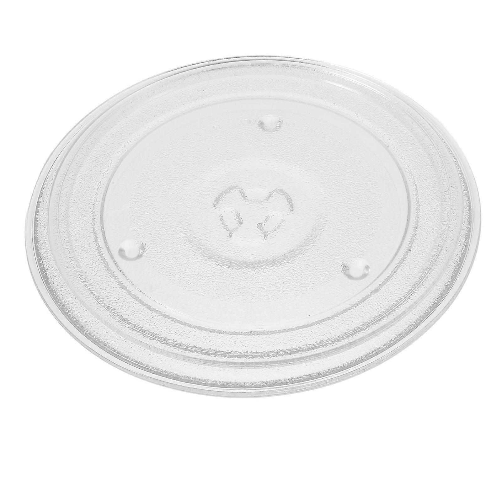 2pcs Oven Glass Turntable Tray Home Microwave Replacement Cooking Plate