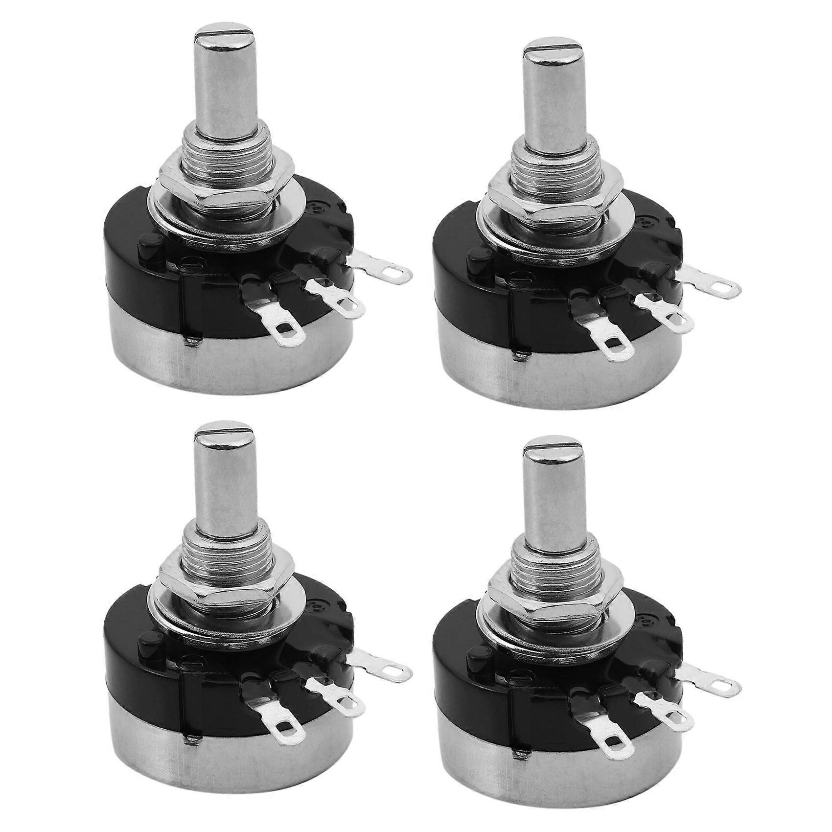 4X Rotary Carbon Potentiometer with Diameter with Knob, RV24YN 20S B103 10K Ohm
