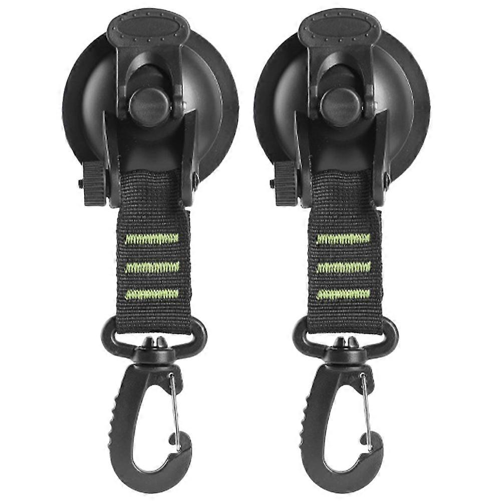 Suction Cup Hooks Bathroom Use High Adhesion Anti Slip 2Pcs