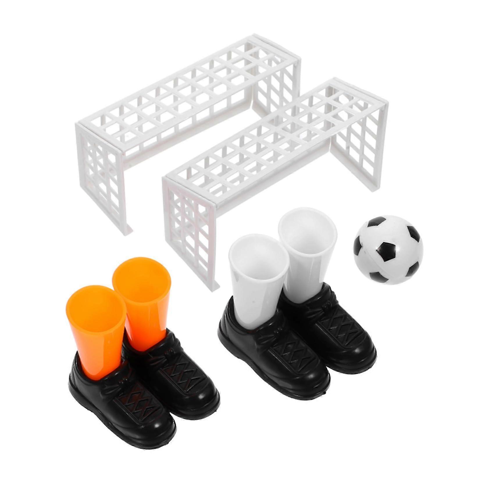 Desktop Soccer Game Set 3-Piece Mini Football Toy for Educational Finger Football Develops Creativity and Dexterity