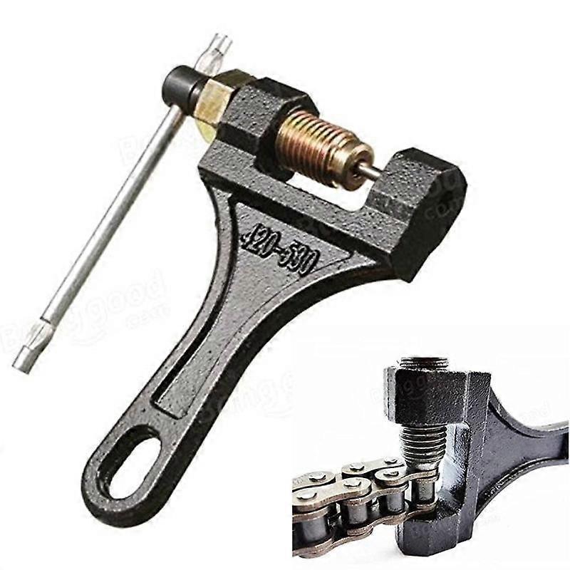 1set Motorcycle Chain Breaker Link Removal Splitter Motor Chain Cutter Riveting Tool 420-530