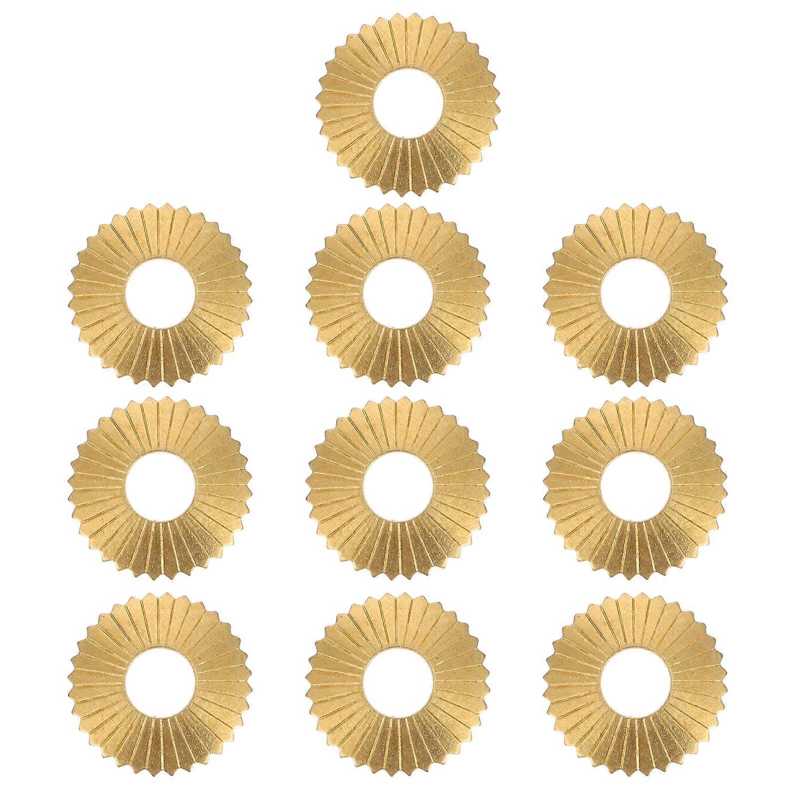 Copper Washers Set for Handle Decorative Use in Home Retro Style 10Set