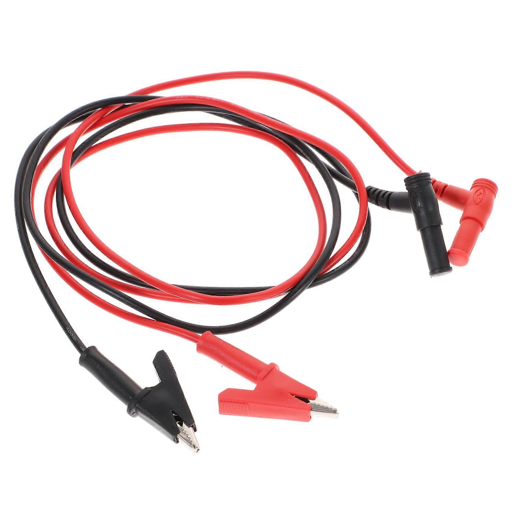 Multimeter Test Leads Crocodile Clips Rubber
