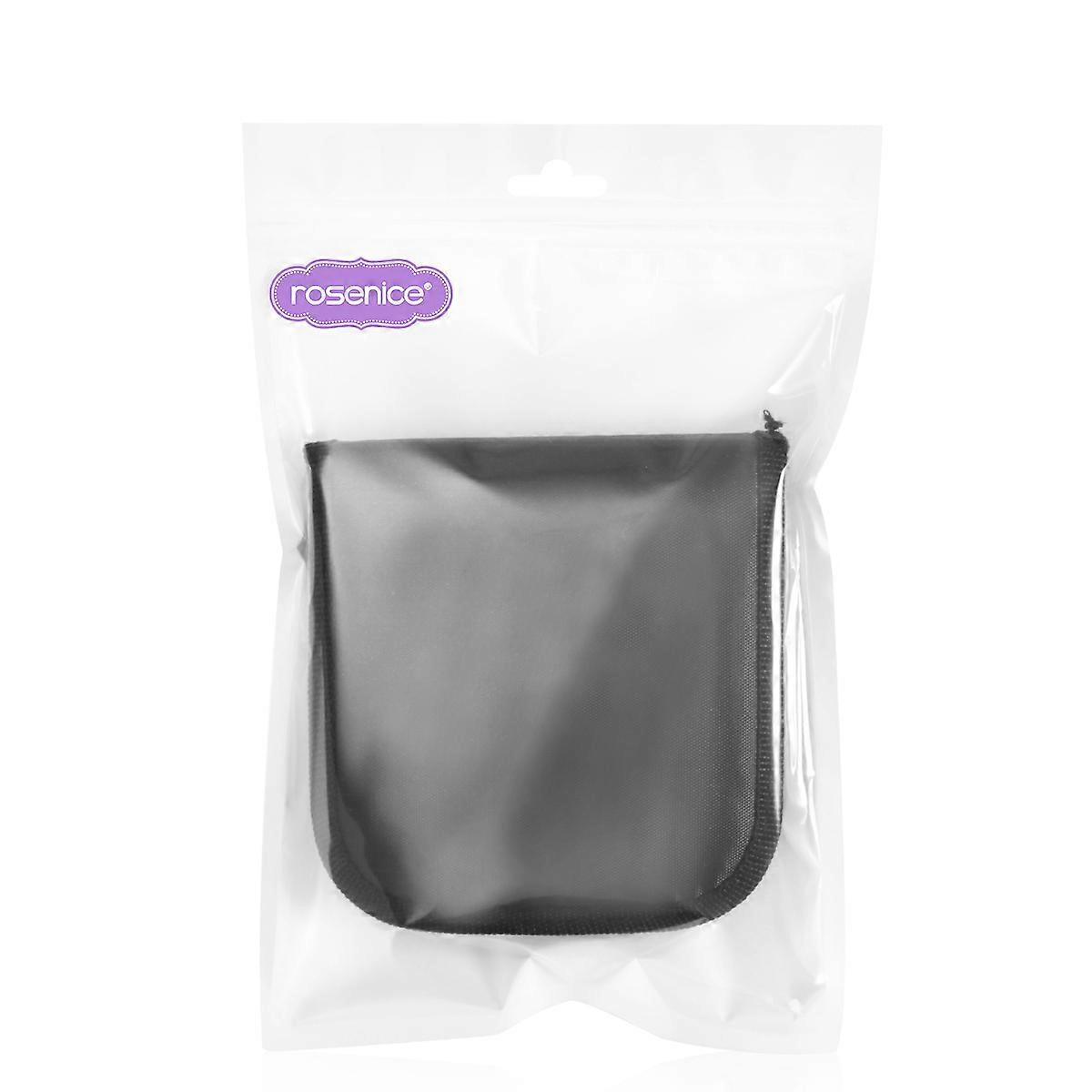 Rosenice 58pcs Sewing Kit with Black Zipper Bag for Travel and Home Use Lightweight Portable Keeps