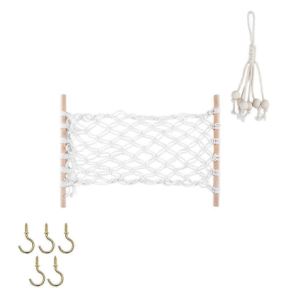 Hanging Fruit Hammock 1 Set For Homeowners 50X30cm Assorted Color Wall Hanging Storage
