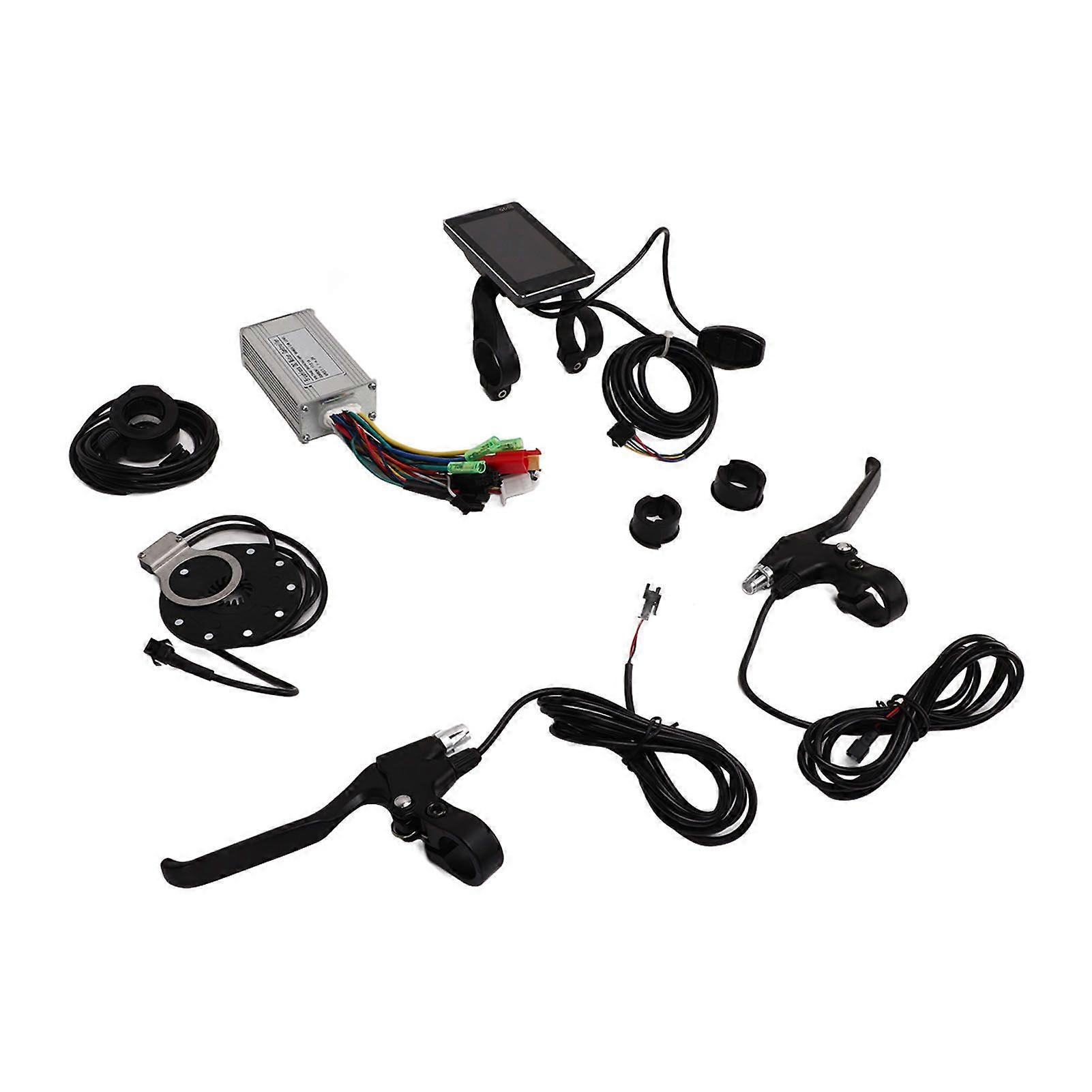 17A 24V 36V 48V 3 Mode Motor Controller GD06 Panel Electric Bike Modified Controller Set for 350W Motors