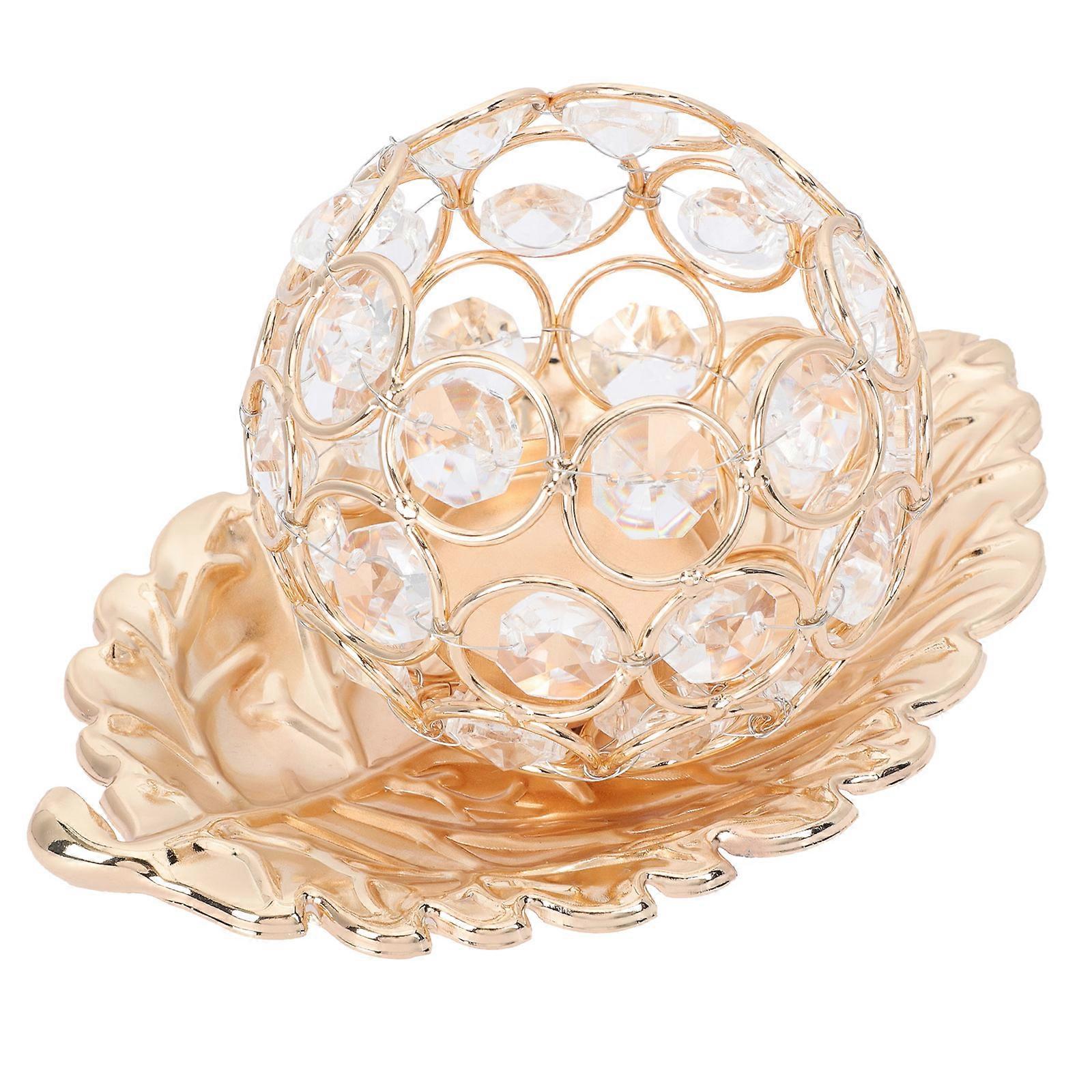 Creative Candleholder With Leaf Design Ideal For Wedding And Dinner Table Romantic Atmosphere 1Pcs