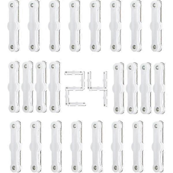 24 pcs magnetic strip compatible with mosquito net for windows, self-adhesive set Fixing