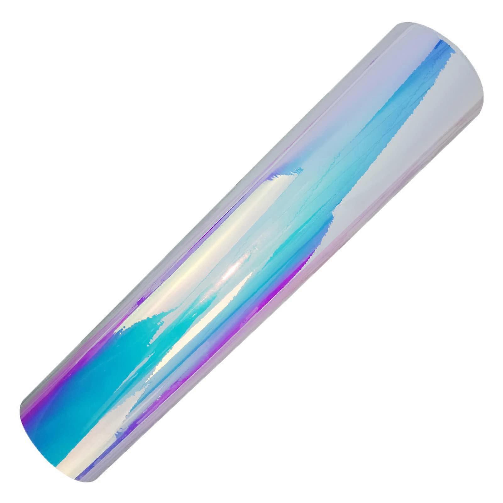 1rool 12" x 10" / 30cm x 25cm Rainbow laser color Heat Transfer Vinyl for Heat Press Machine T-shirt Iron On HTV Printing