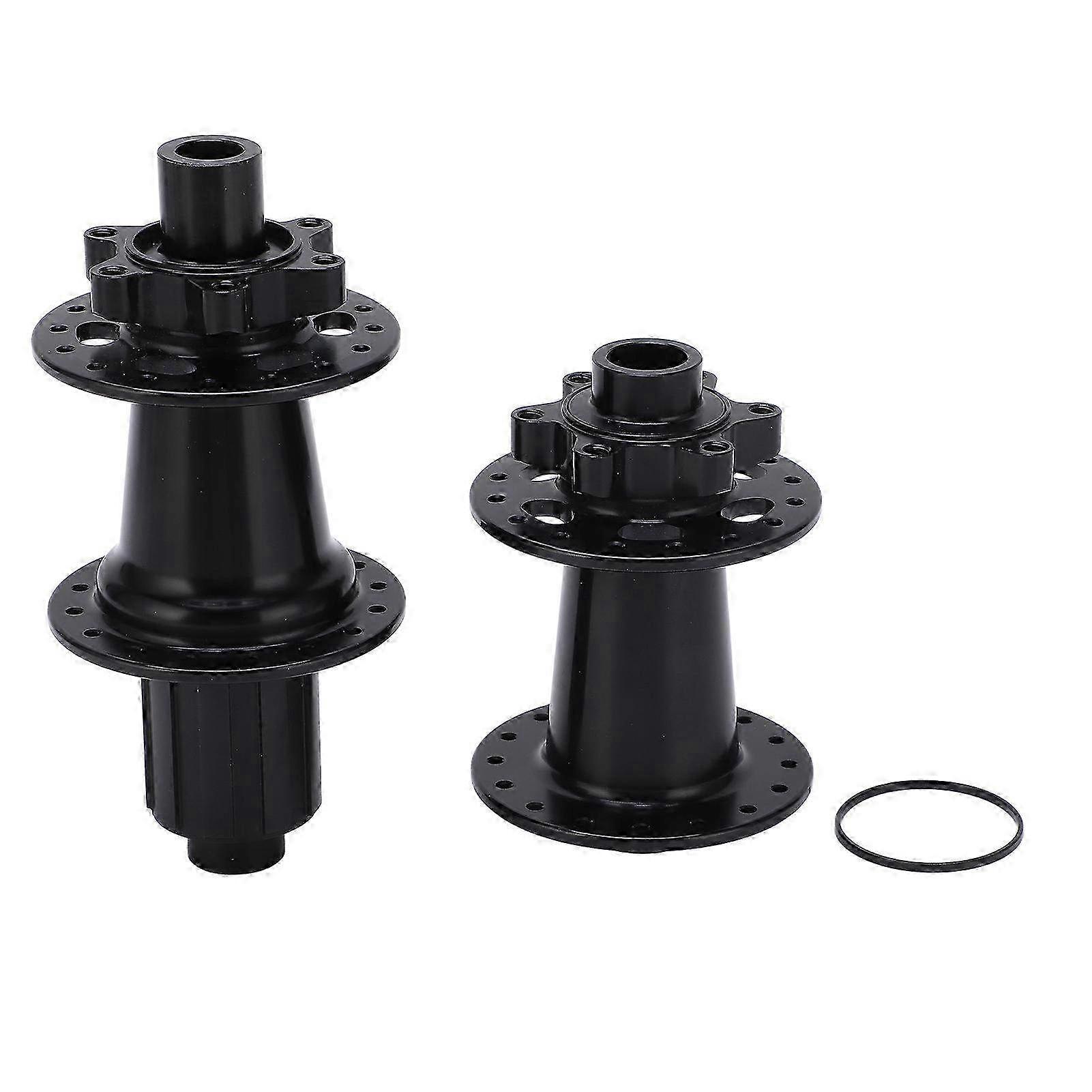 32-Hole Disc Brake Hub for Mountain Bike - Tapered Oblique Pull Barrel Shaft Compatible with 6-Bolt Disc Brake Folding Bikes