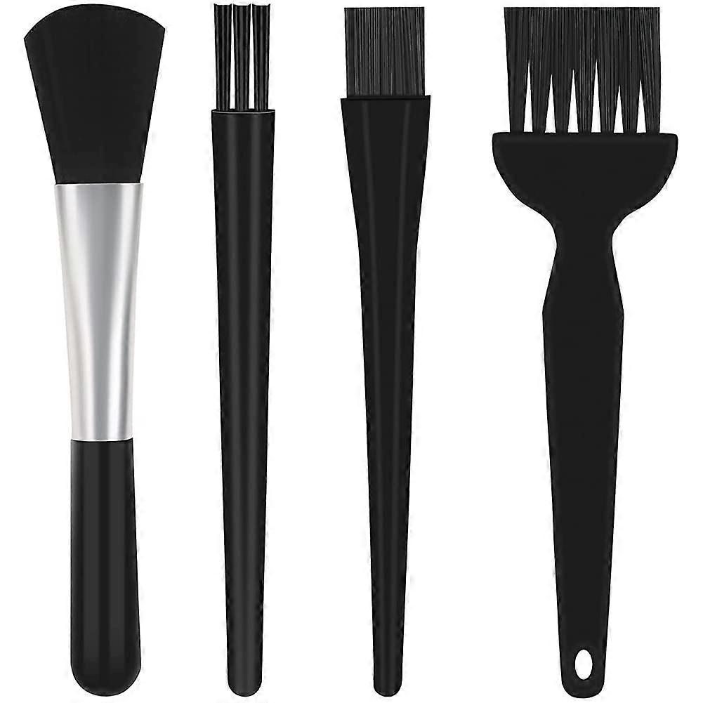 Anti-Static Brush Set 4-Pcs Keyboard And Laptop Cleaning Brushes Multi-Antistatic Soft Nylon Bristles For Computers