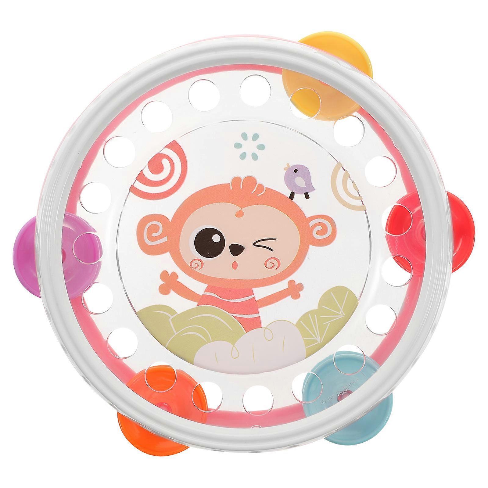 Handheld Tambourine for Educational Percussion – Lightweight, Portable, Ideal for Parties and Band Accompaniment