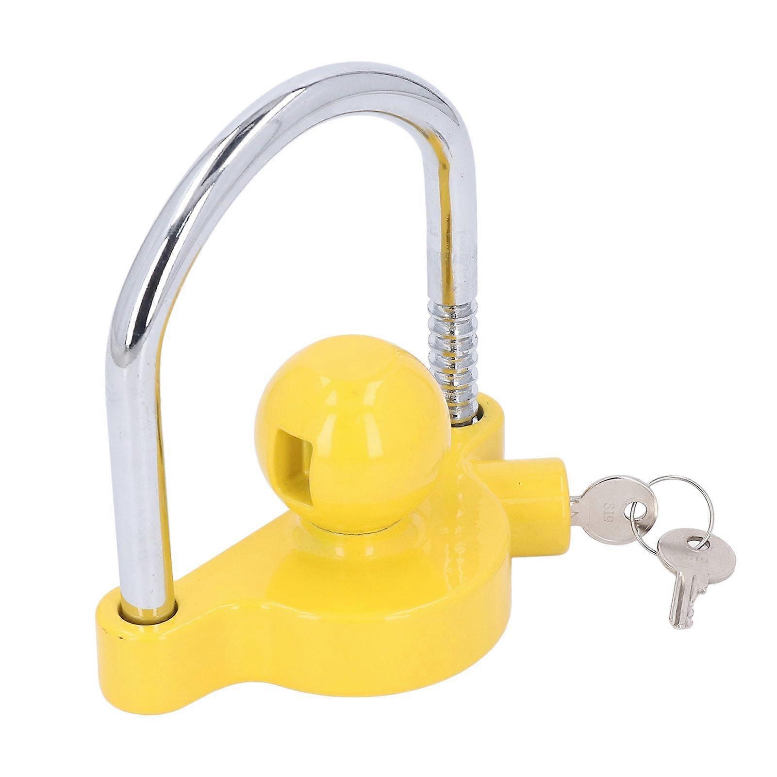 Himedker Speed Block for Heavy Trailers with 11 Steel Locking Positions and Aluminum Lock, Brilliant Yellow