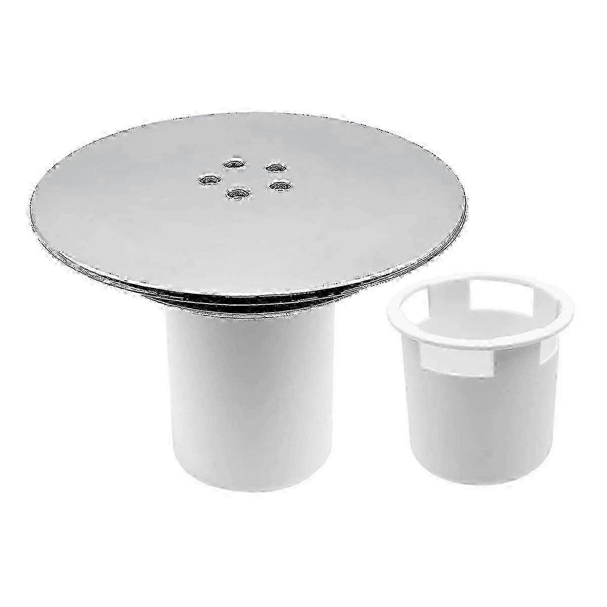 Chrome-Plated Drain Cover for Shower Trap with 90mm/115mm Hole Size Replacement for Shower Plug Edition 0724