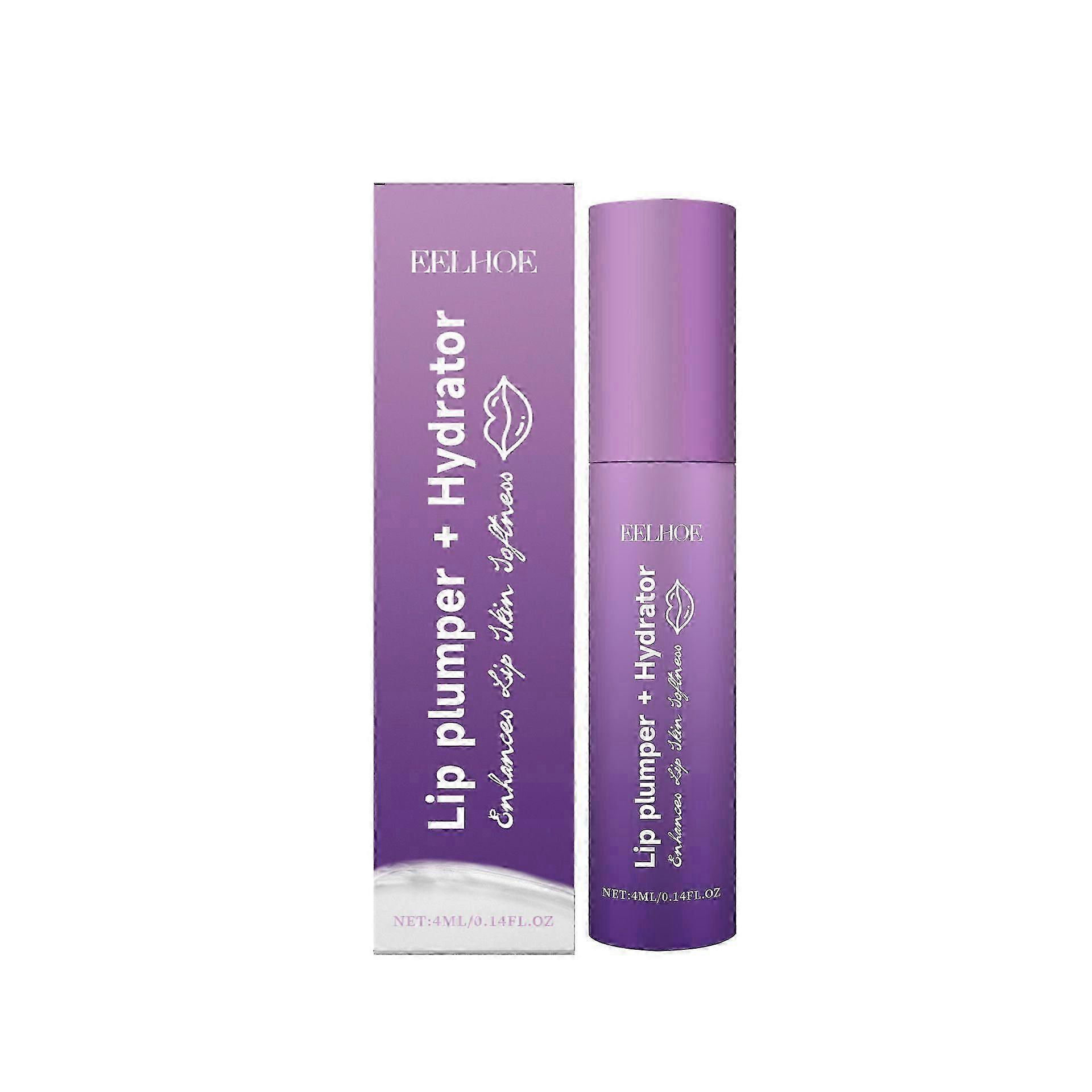 Lip Plumper + Hydrator Lip Balm, Lip Gloss - Γεμίζει Αμέσως, Λειαίνει τις Γραμμές των Χειλιών, Βαθιά Ενυδάτωση &; Αντιγήρανση