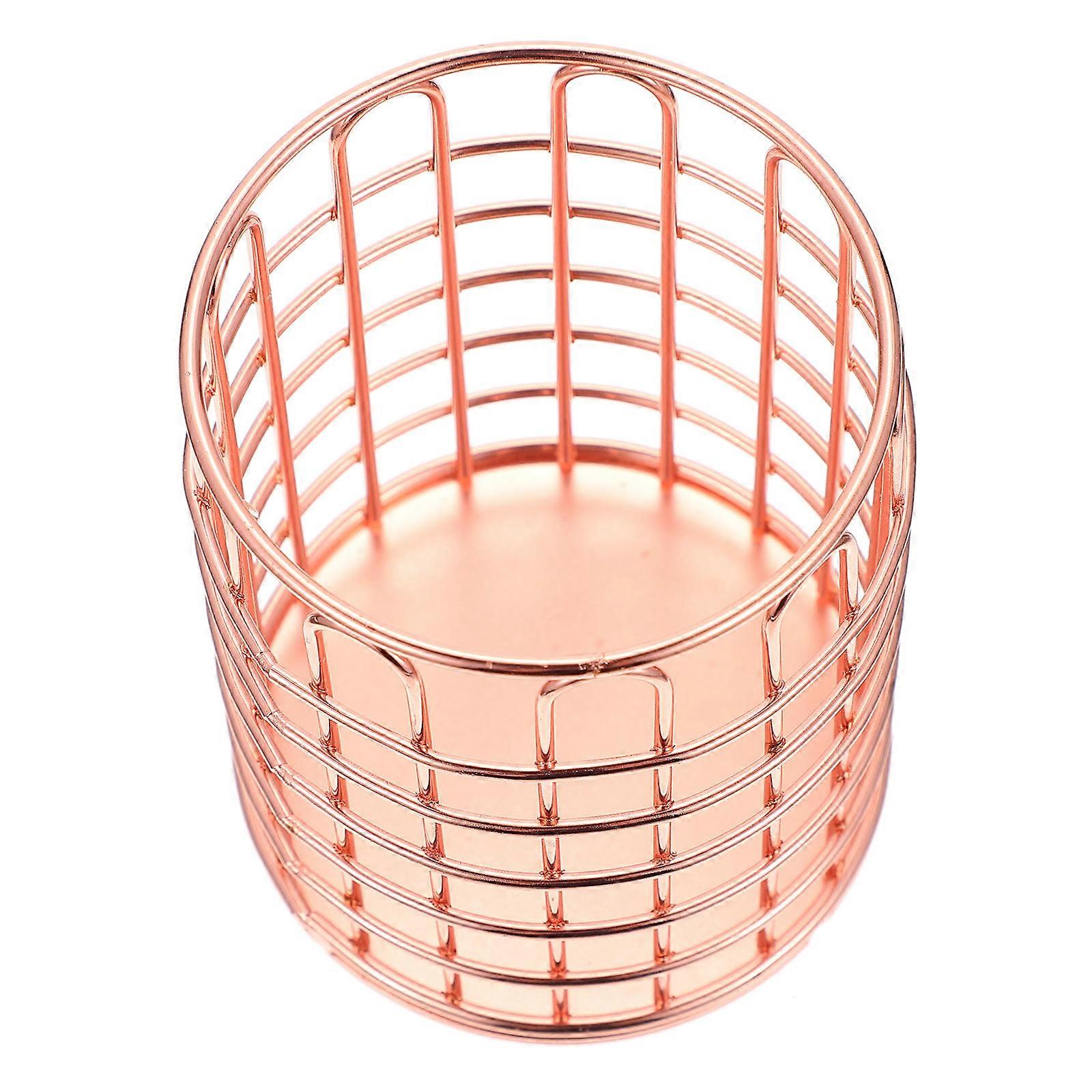 Makeup Brush Container Stylish Desktop Organizer Material Small Tool Storage Box